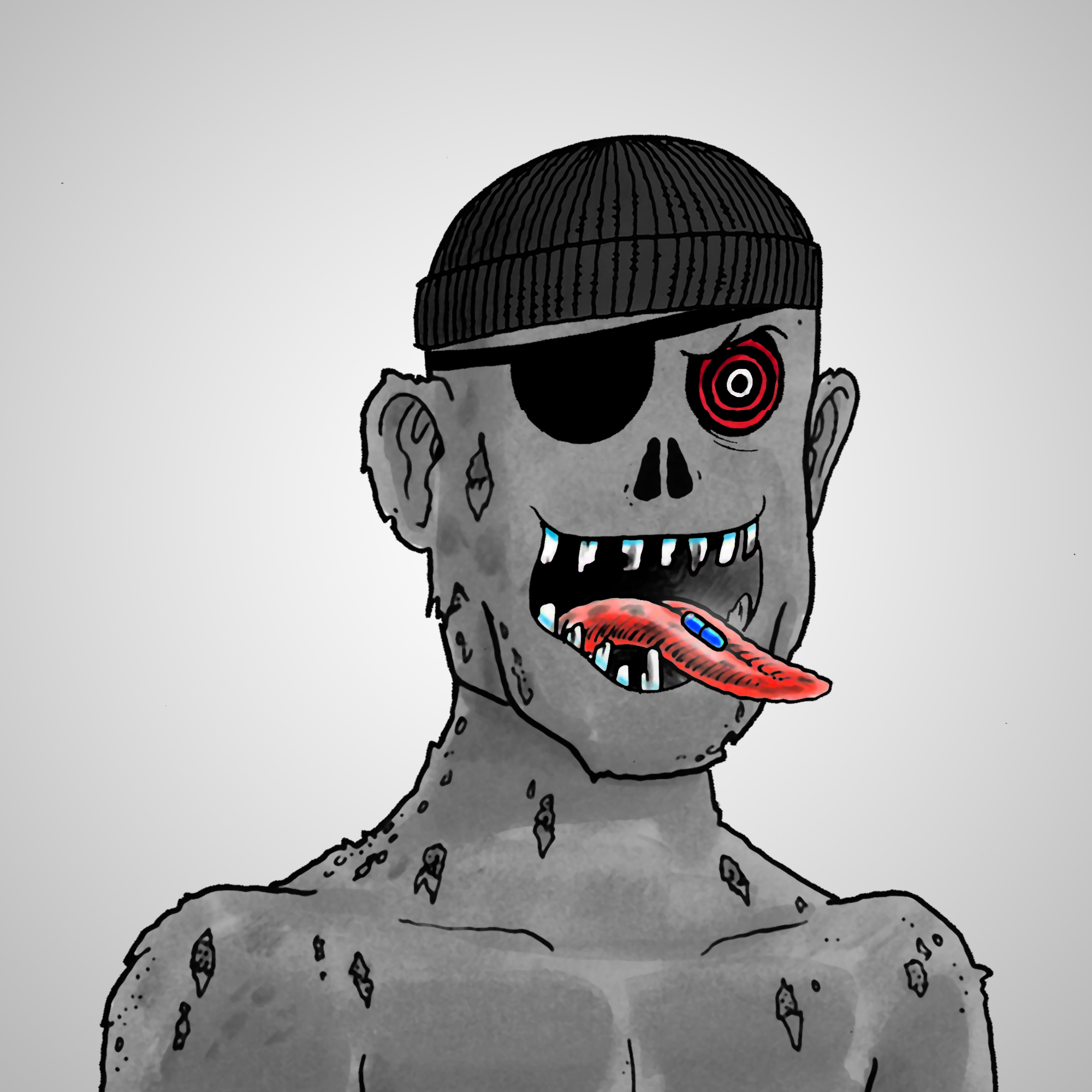 George Trosley - Jungle Freaks - Jungle Freak 9230 - NFT # 9230