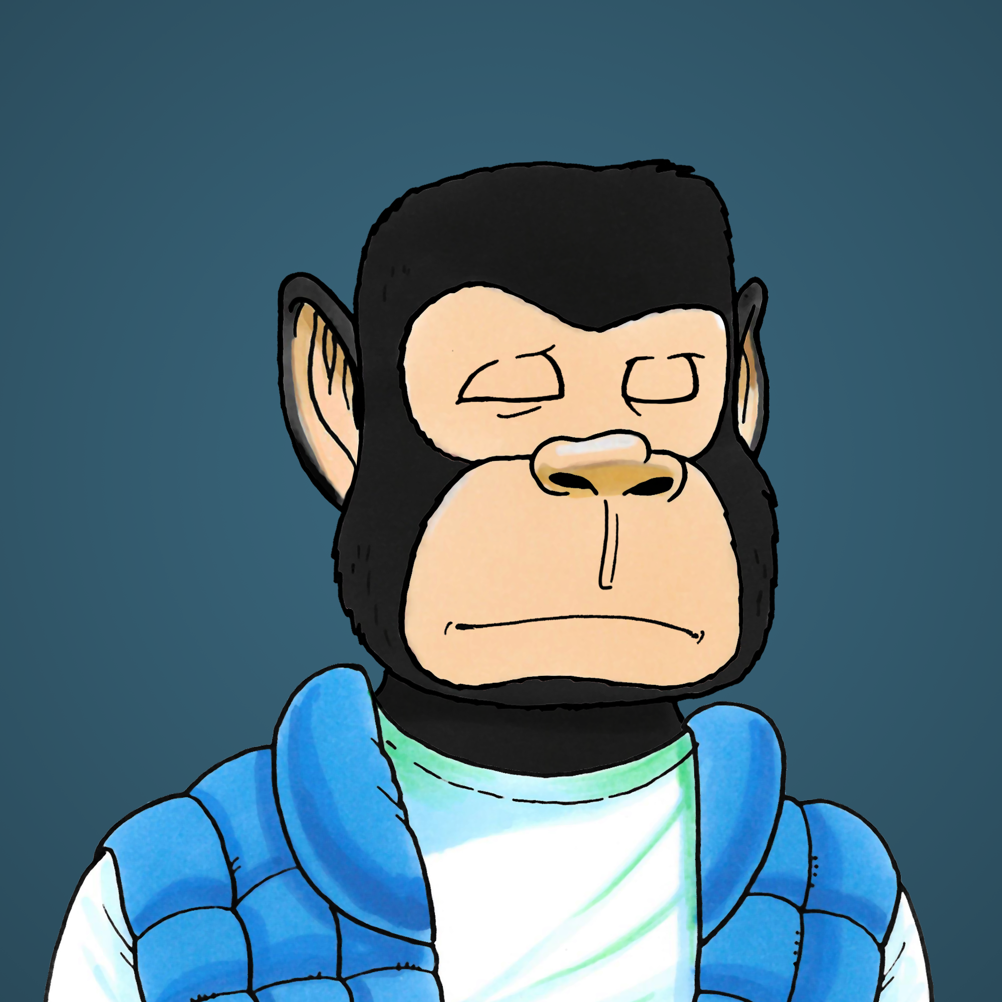 George Trosley - Jungle Freaks - Jungle Freak 9238 - NFT # 9238