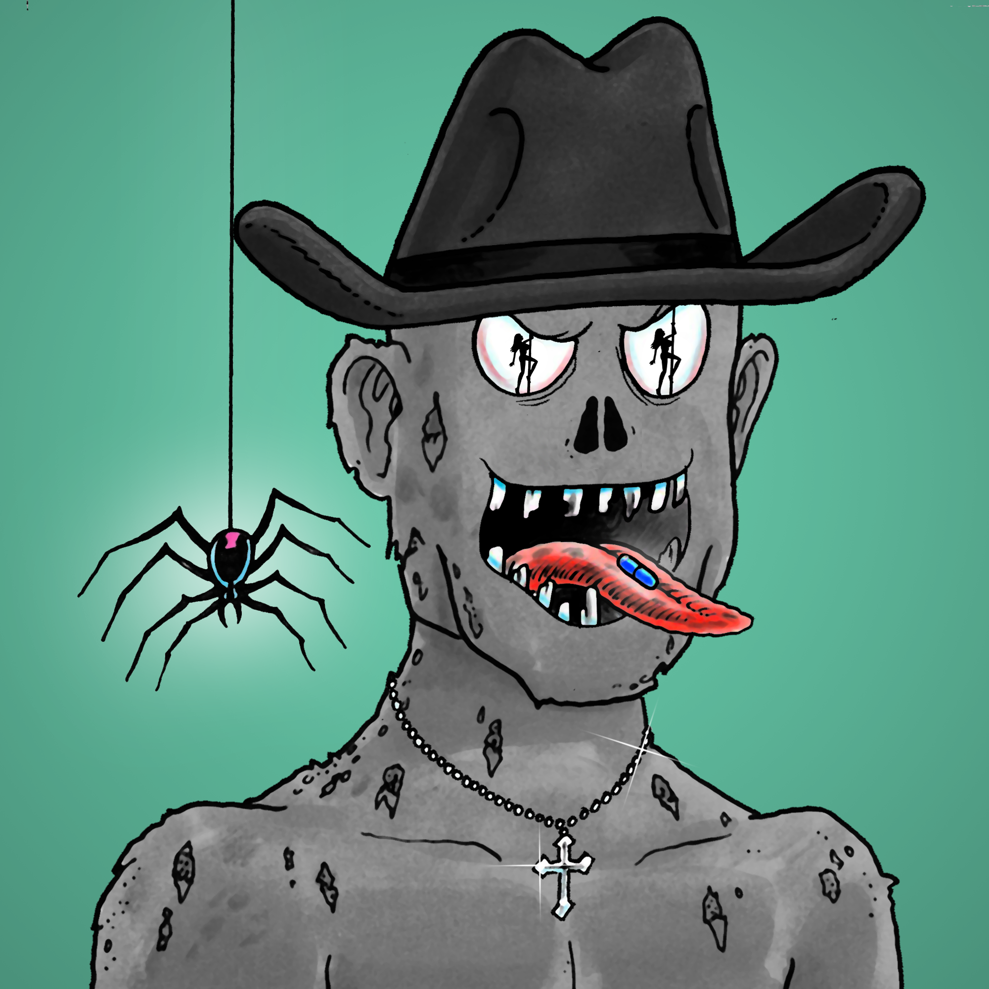 George Trosley - Jungle Freaks - Jungle Freak 9249 - NFT # 9249