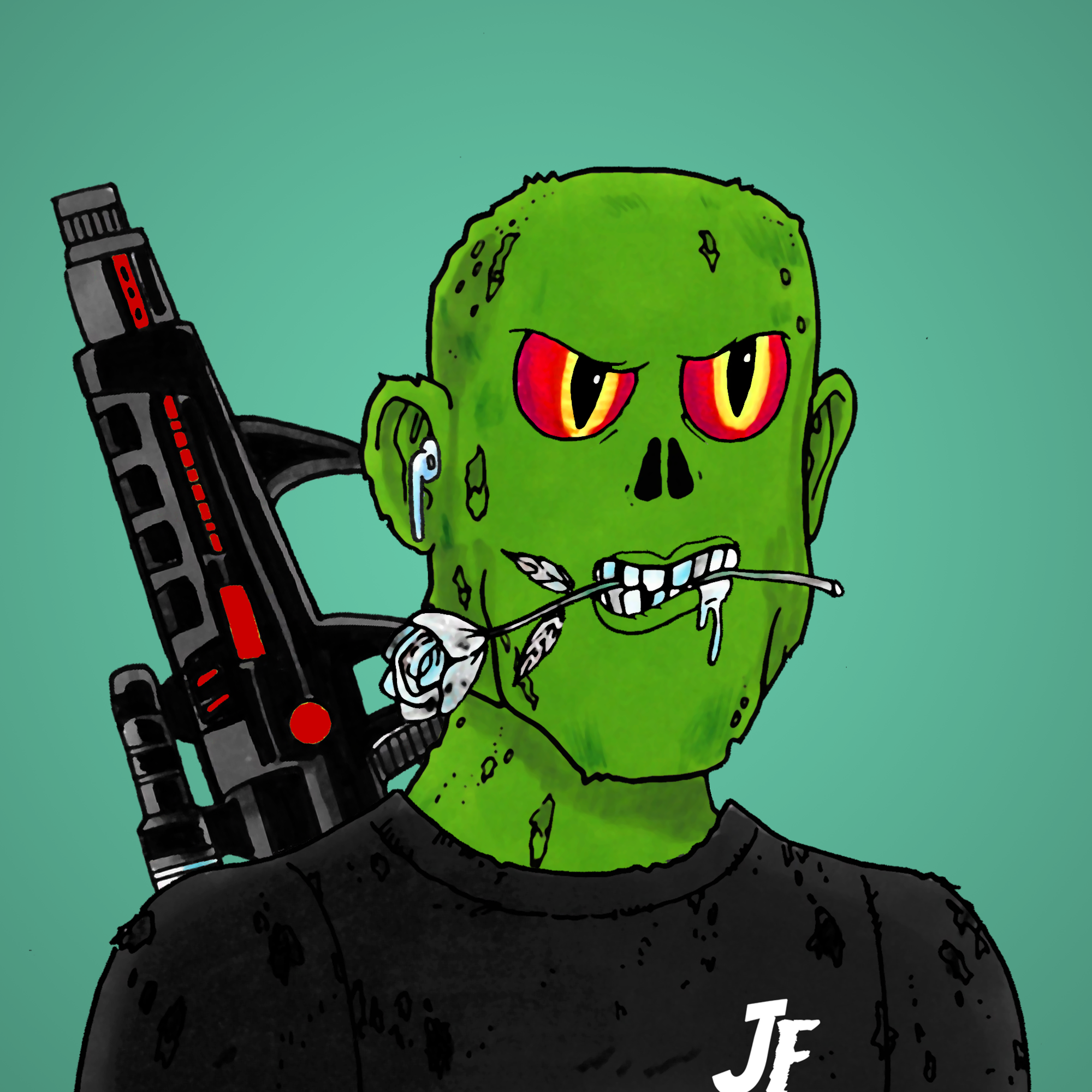 George Trosley - Jungle Freaks - Jungle Freak 9258 - NFT # 9258