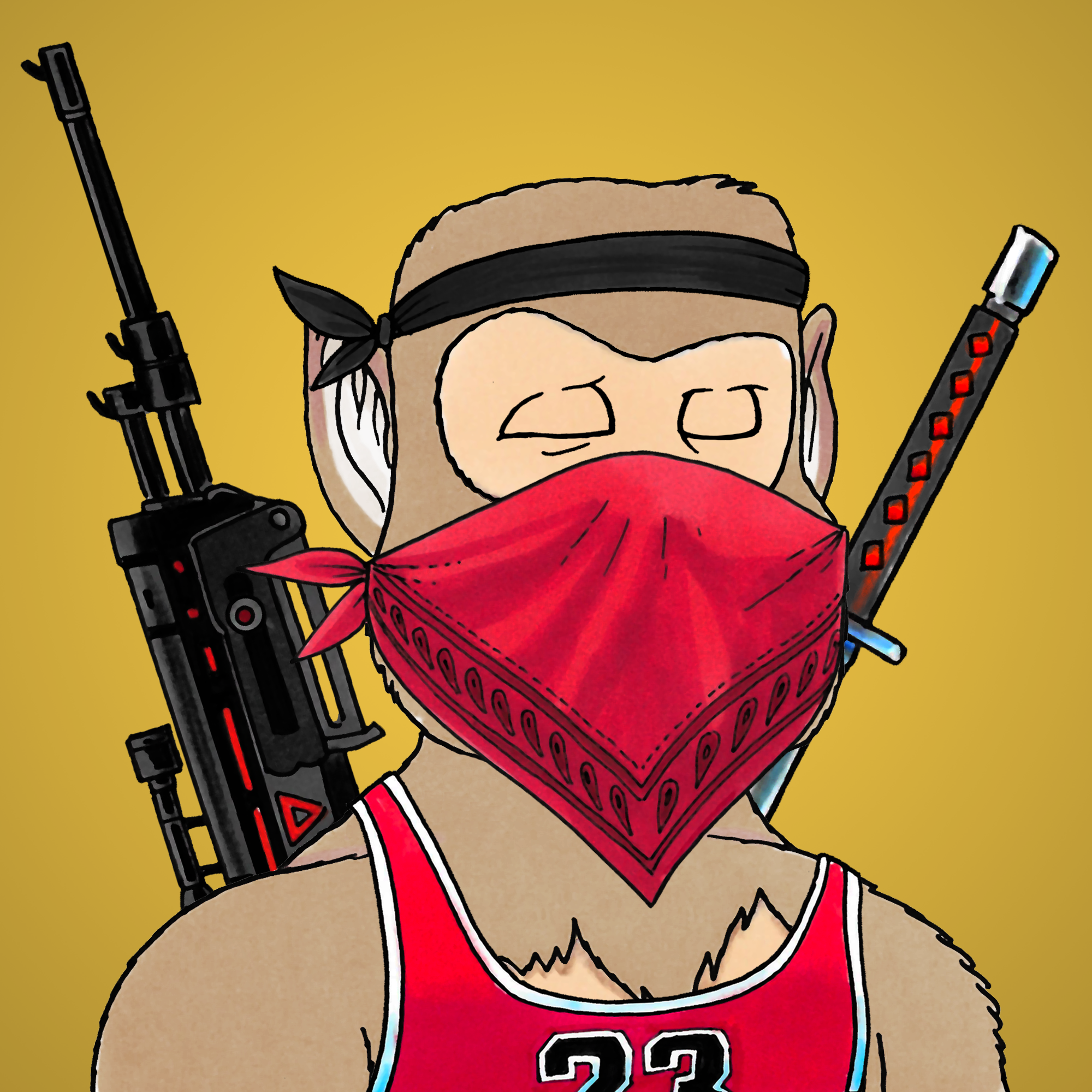 George Trosley - Jungle Freaks - Jungle Freak 926 - NFT # 926