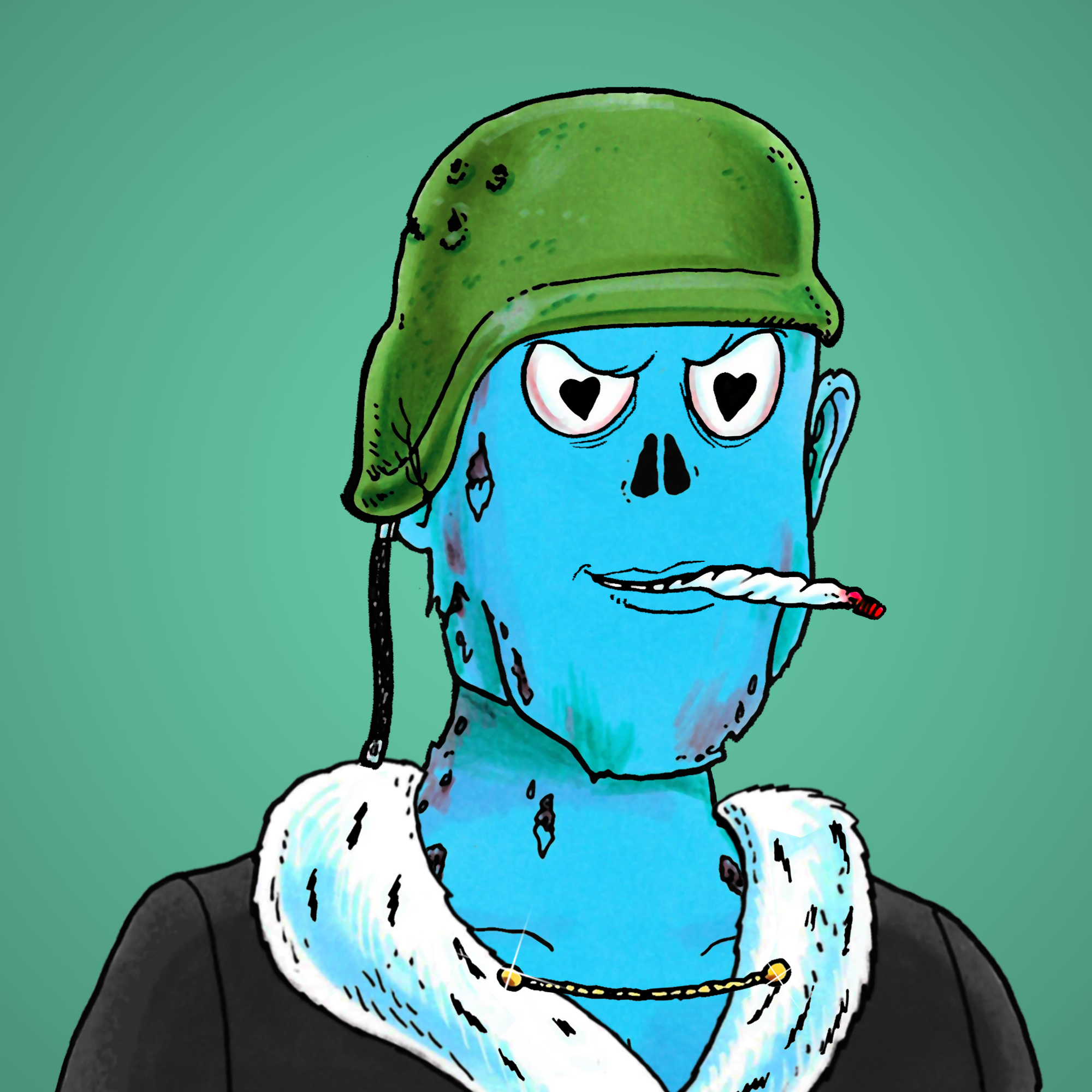 George Trosley - Jungle Freaks - Jungle Freak 9265 - NFT # 9265