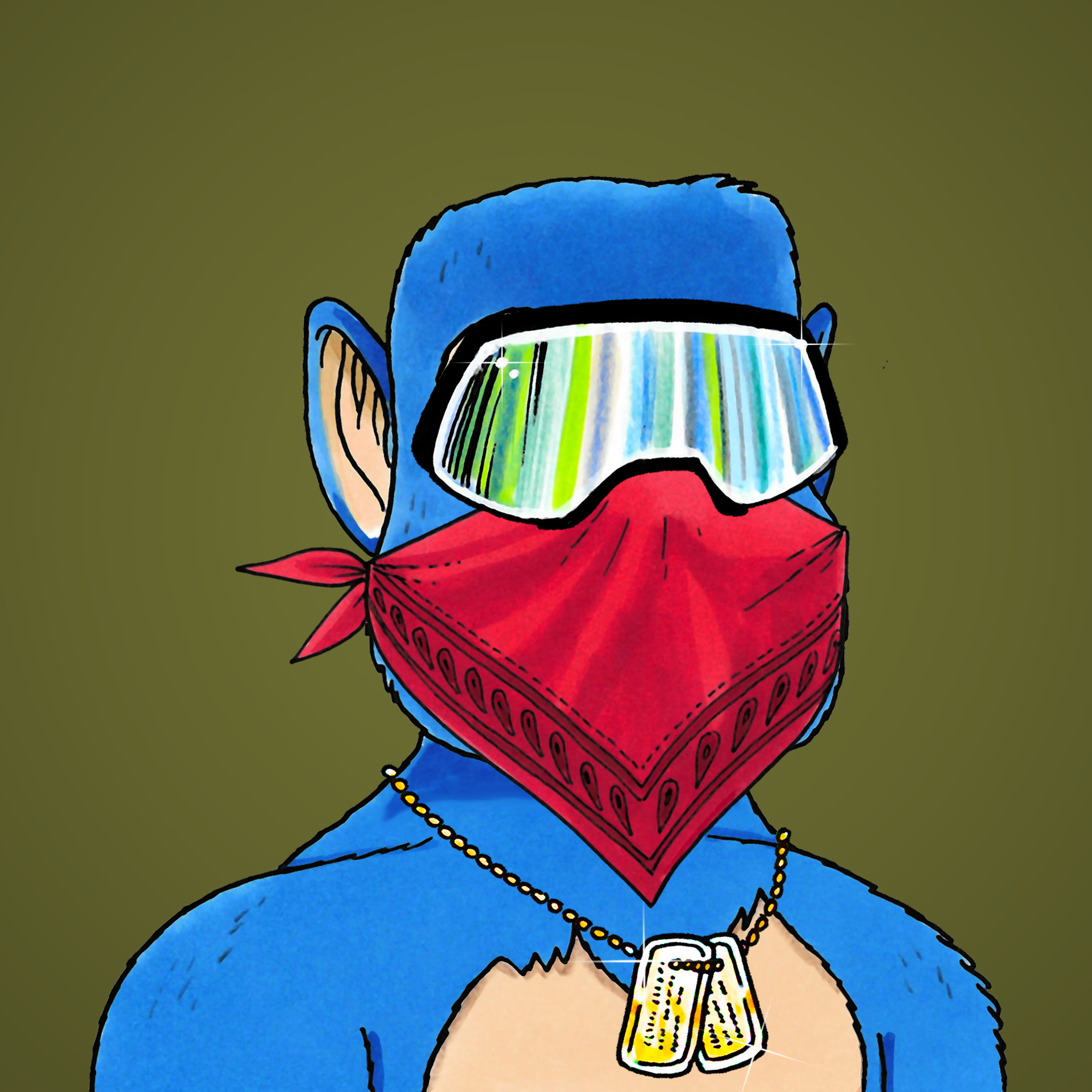 George Trosley - Jungle Freaks - Jungle Freak 9267 - NFT # 9267