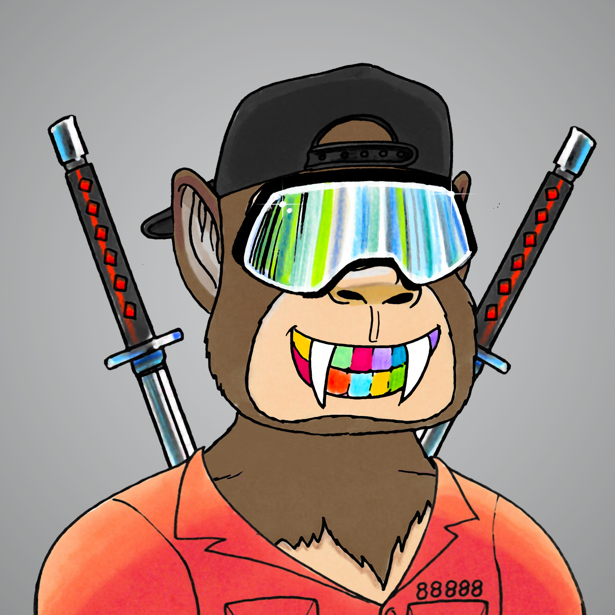 George Trosley - Jungle Freaks - Jungle Freak 9270 - NFT # 9270