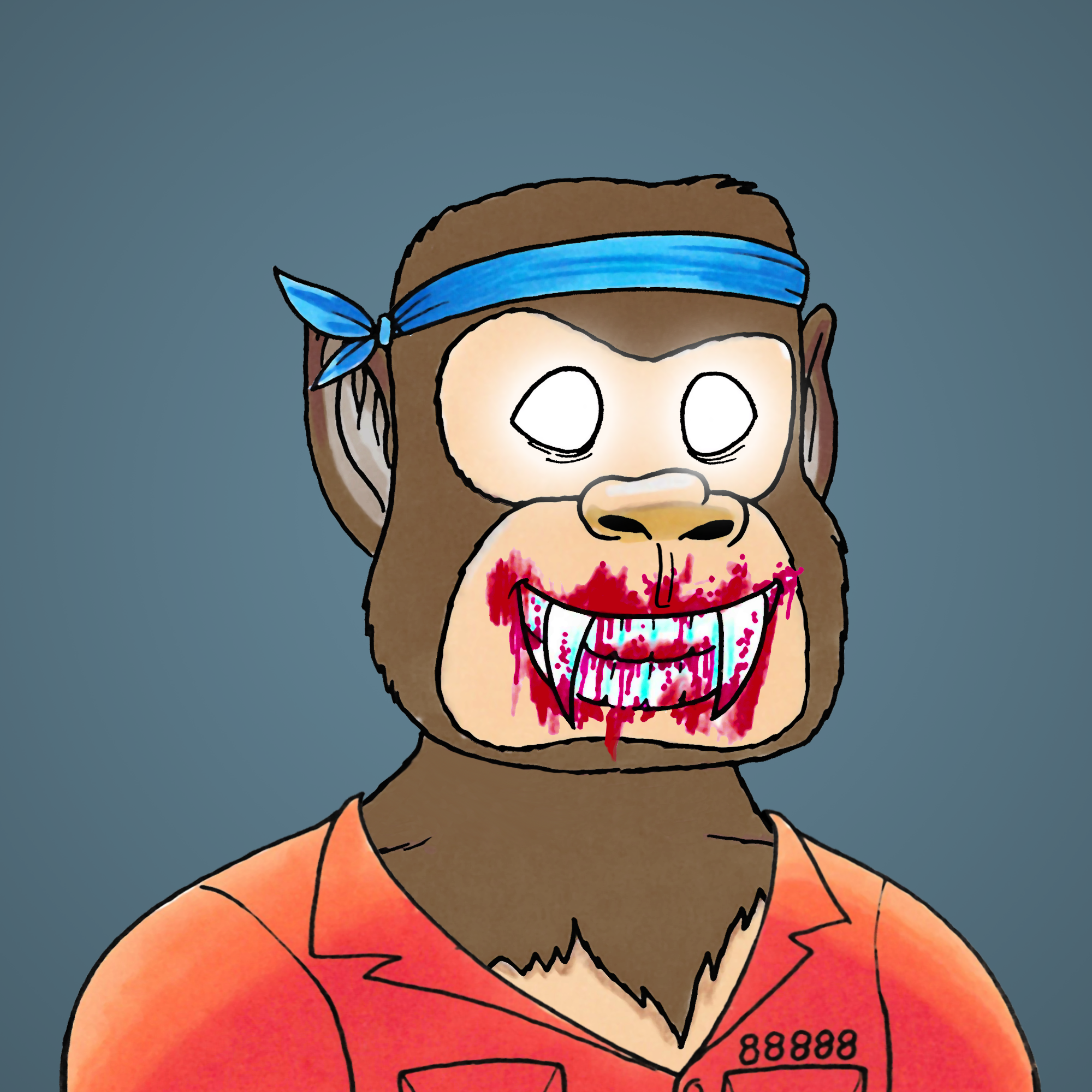 George Trosley - Jungle Freaks - Jungle Freak 9271 - NFT # 9271