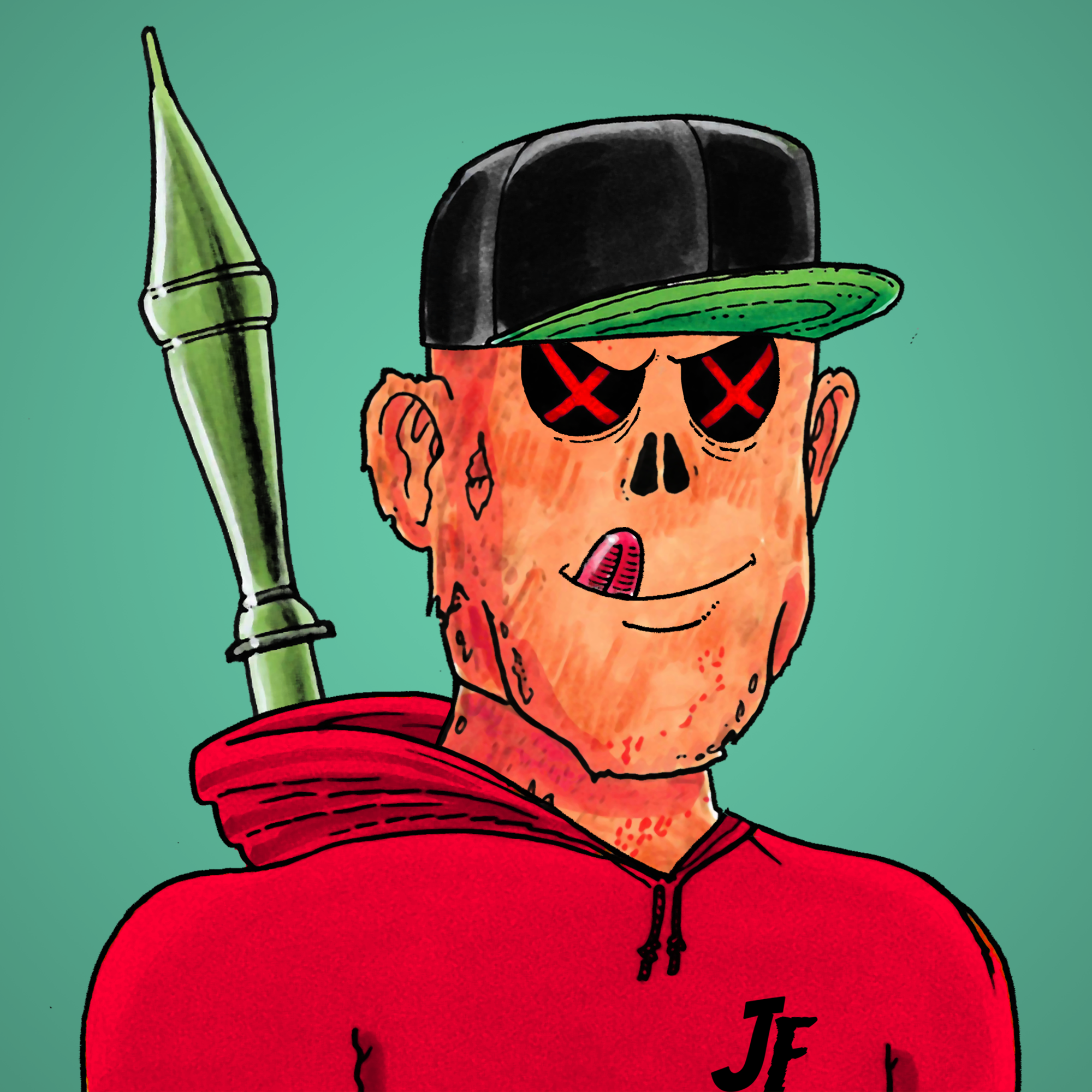 George Trosley - Jungle Freaks - Jungle Freak 9272 - NFT # 9272