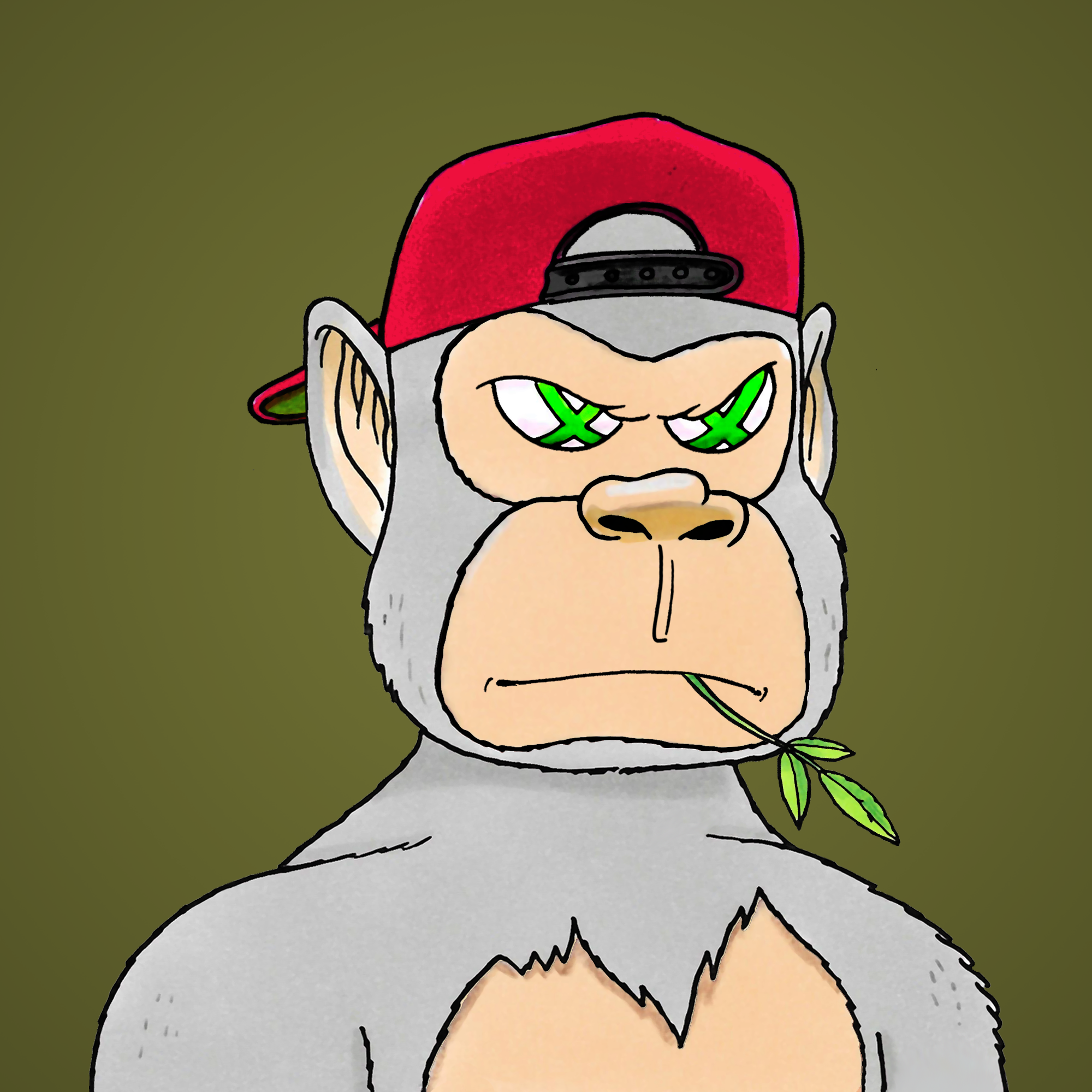 George Trosley - Jungle Freaks - Jungle Freak 9289 - NFT # 9289