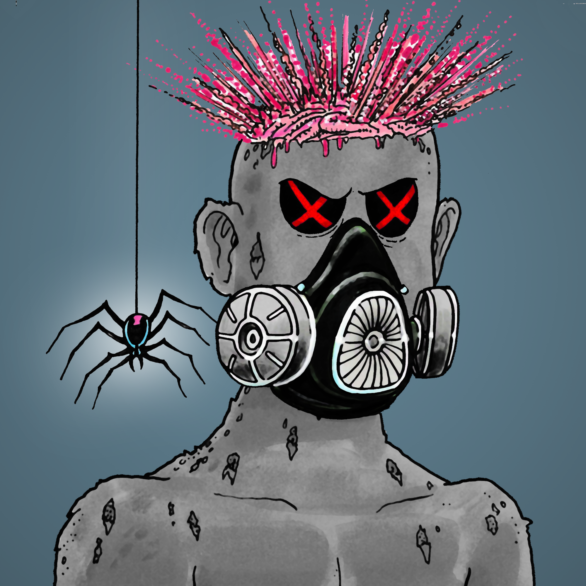 George Trosley - Jungle Freaks - Jungle Freak 9297 - NFT # 9297