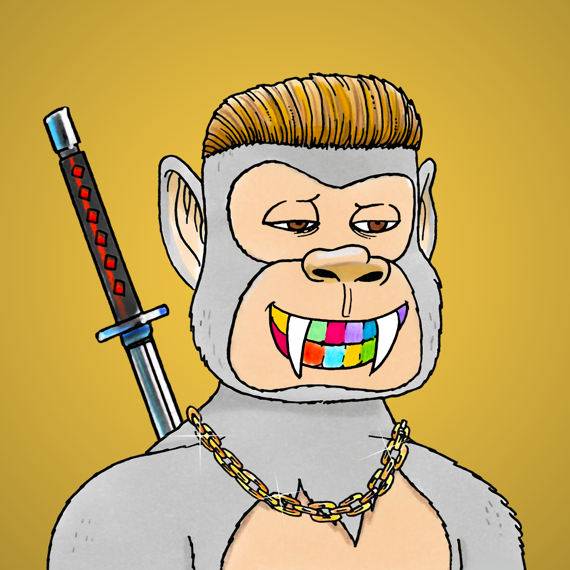 George Trosley - Jungle Freaks - Jungle Freak 9298 - NFT # 9298