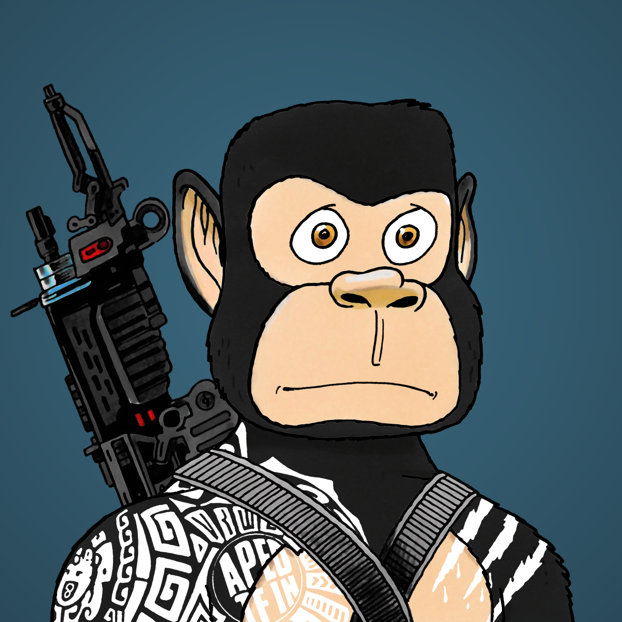 George Trosley - Jungle Freaks - Jungle Freak 9301 - NFT # 9301