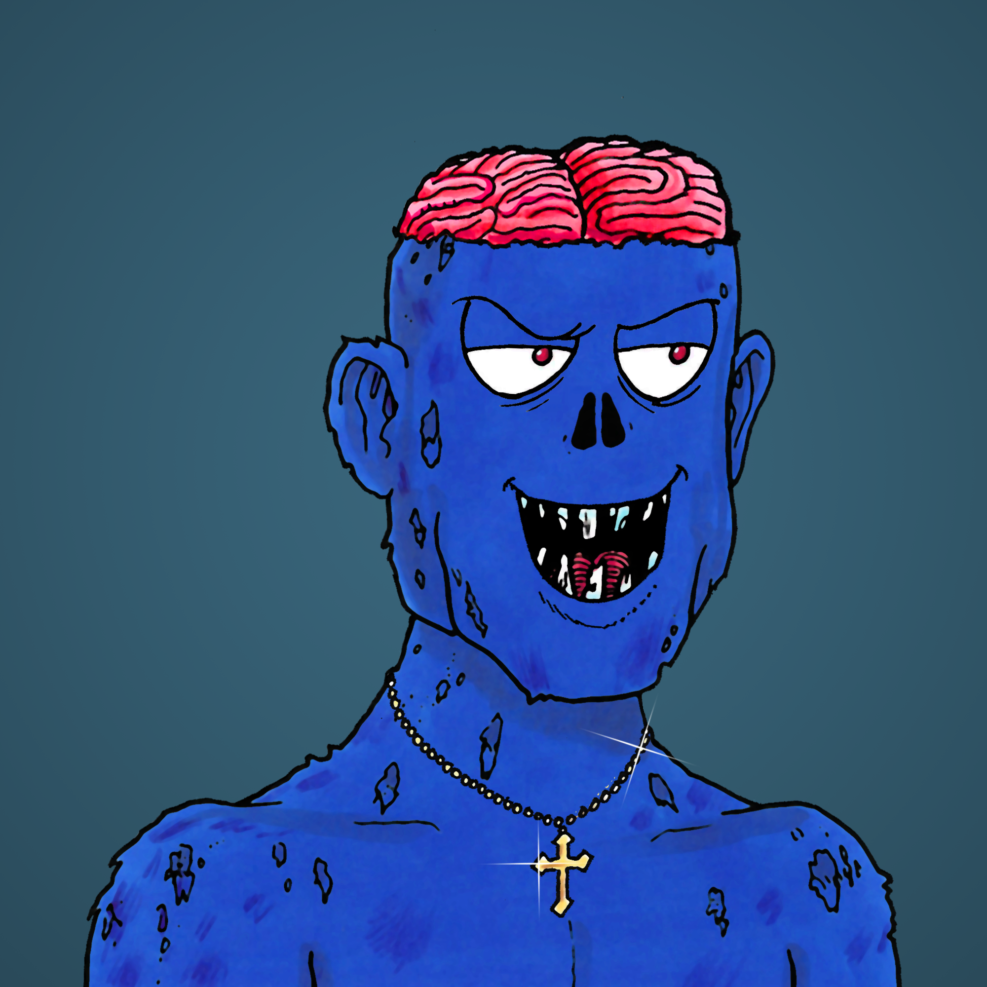 George Trosley - Jungle Freaks - Jungle Freak 9304 - NFT # 9304