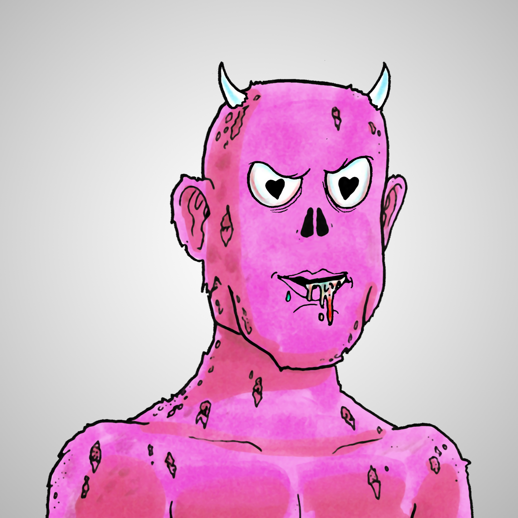 George Trosley - Jungle Freaks - Jungle Freak 9308 - NFT # 9308