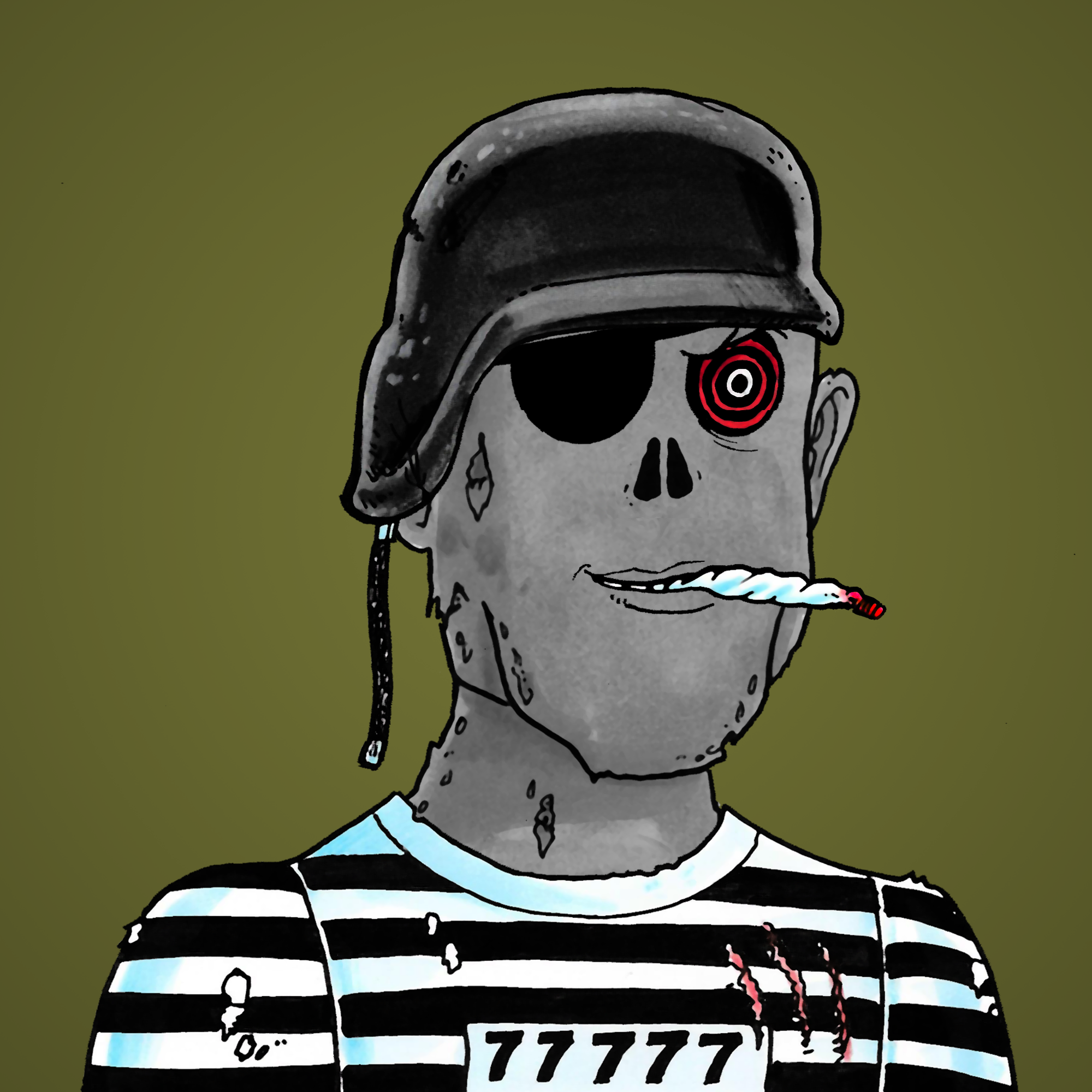 George Trosley - Jungle Freaks - Jungle Freak 9313 - NFT # 9313