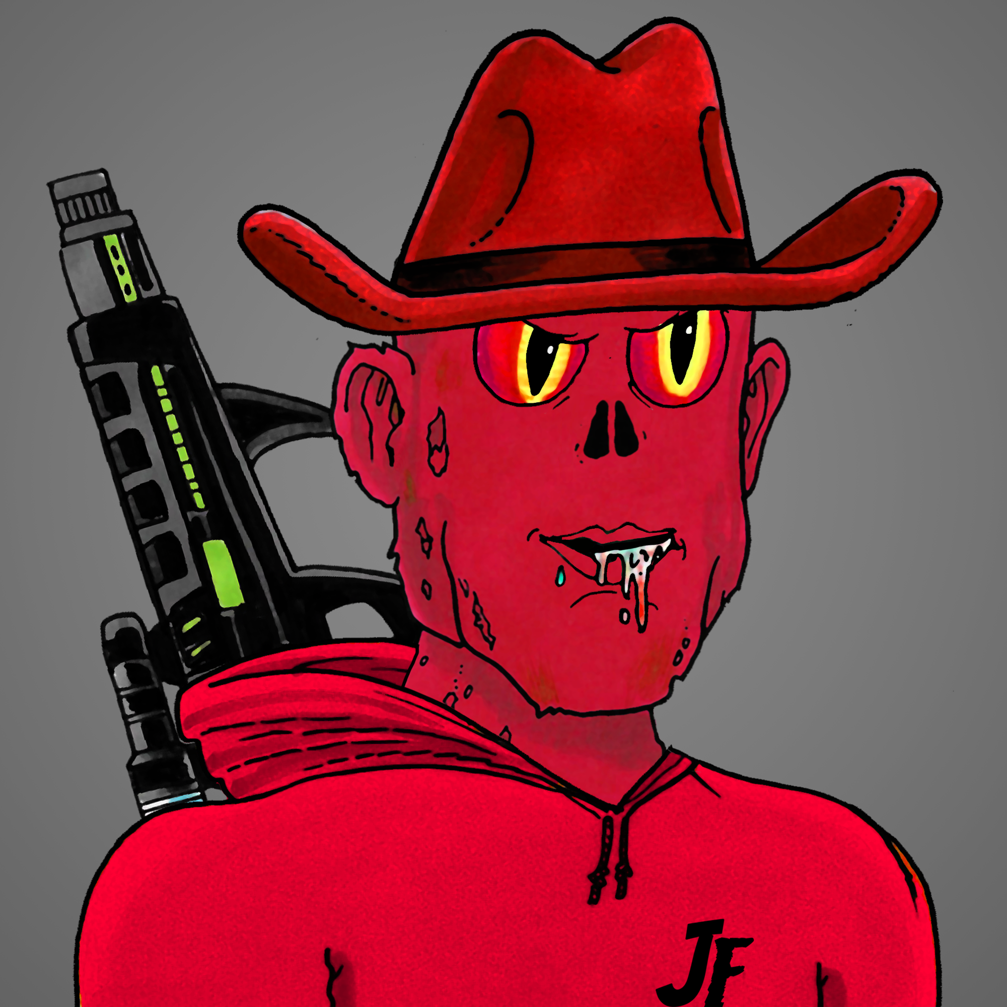 George Trosley - Jungle Freaks - Jungle Freak 9315 - NFT # 9315