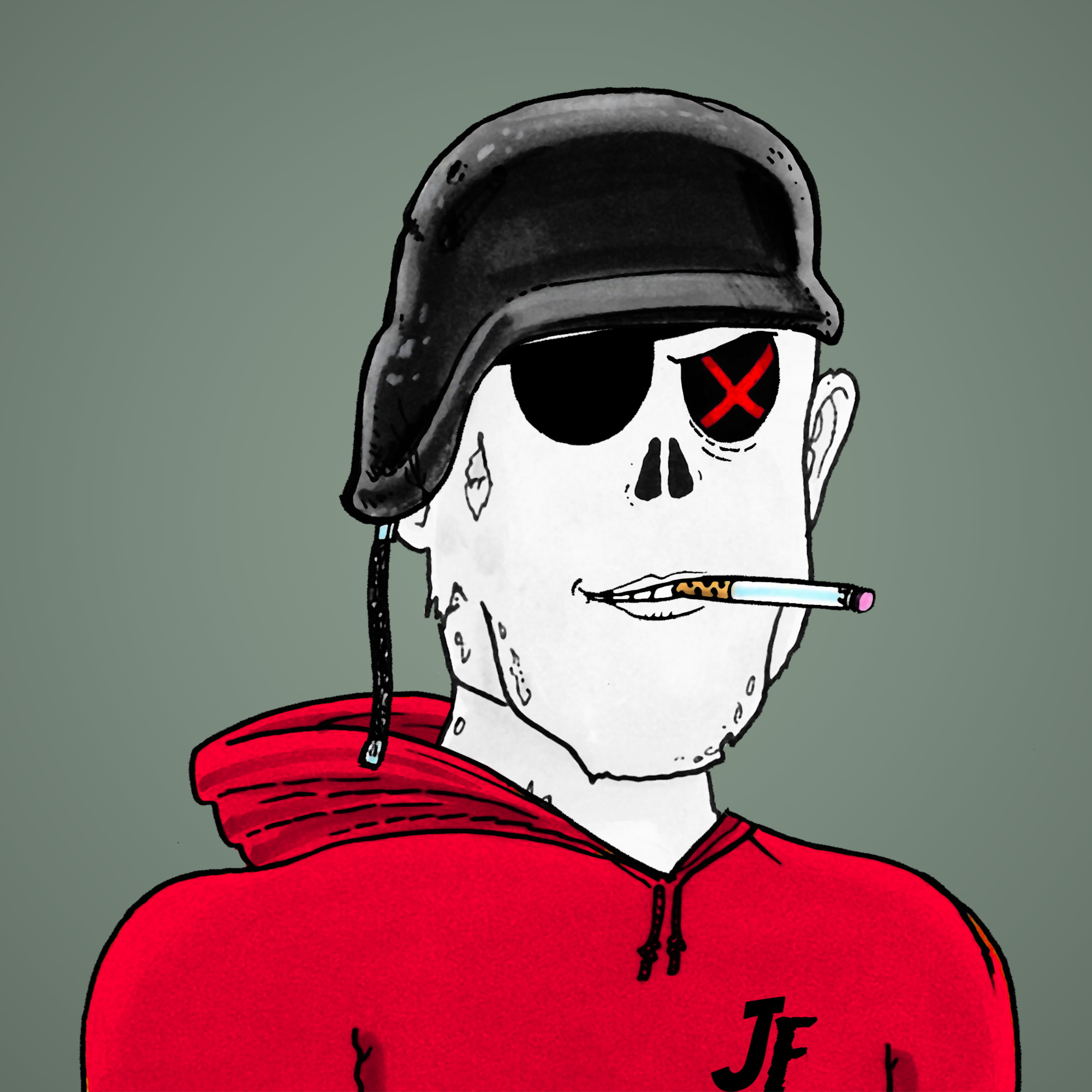 George Trosley - Jungle Freaks - Jungle Freak 9318 - NFT # 9318