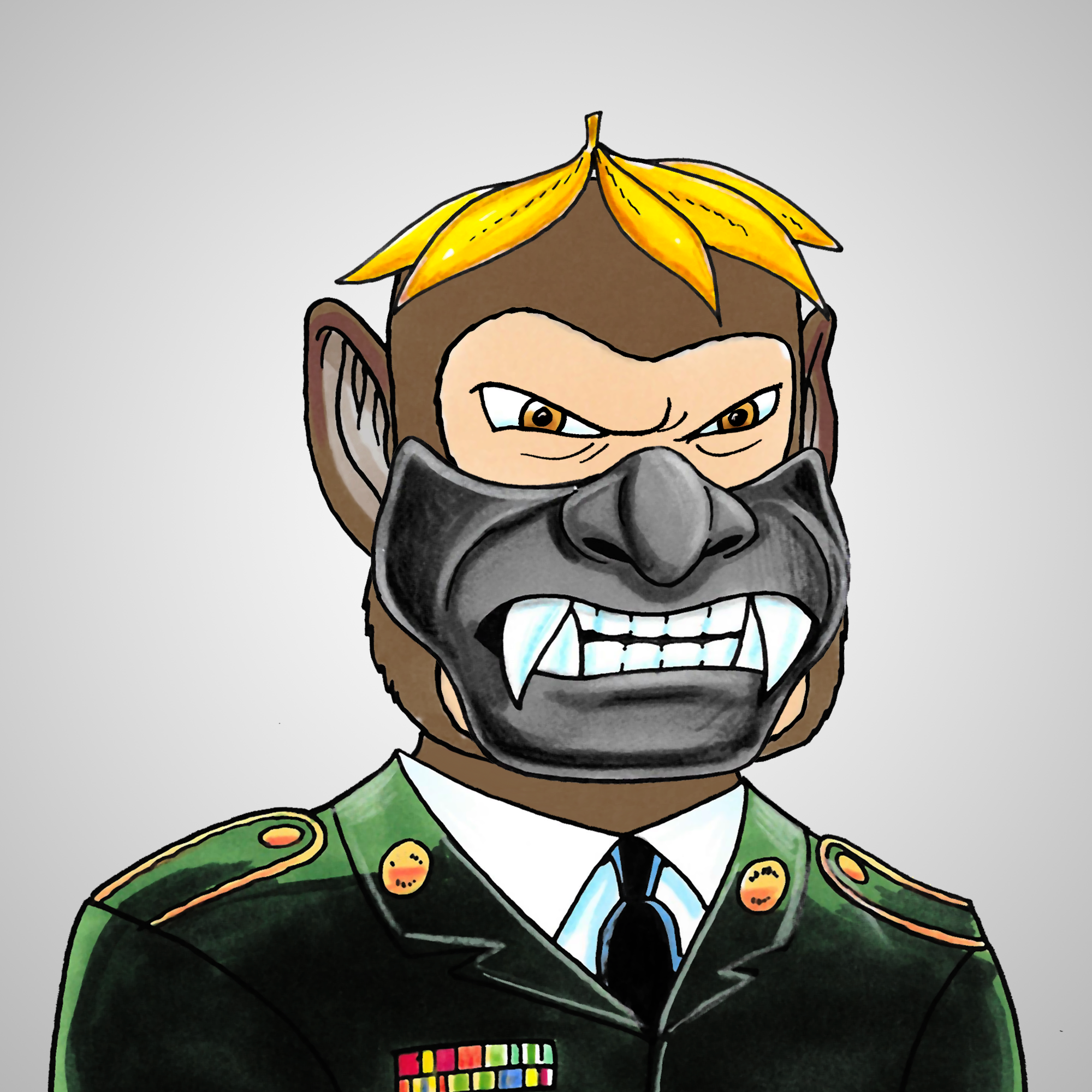 George Trosley - Jungle Freaks - Jungle Freak 932 - NFT # 932