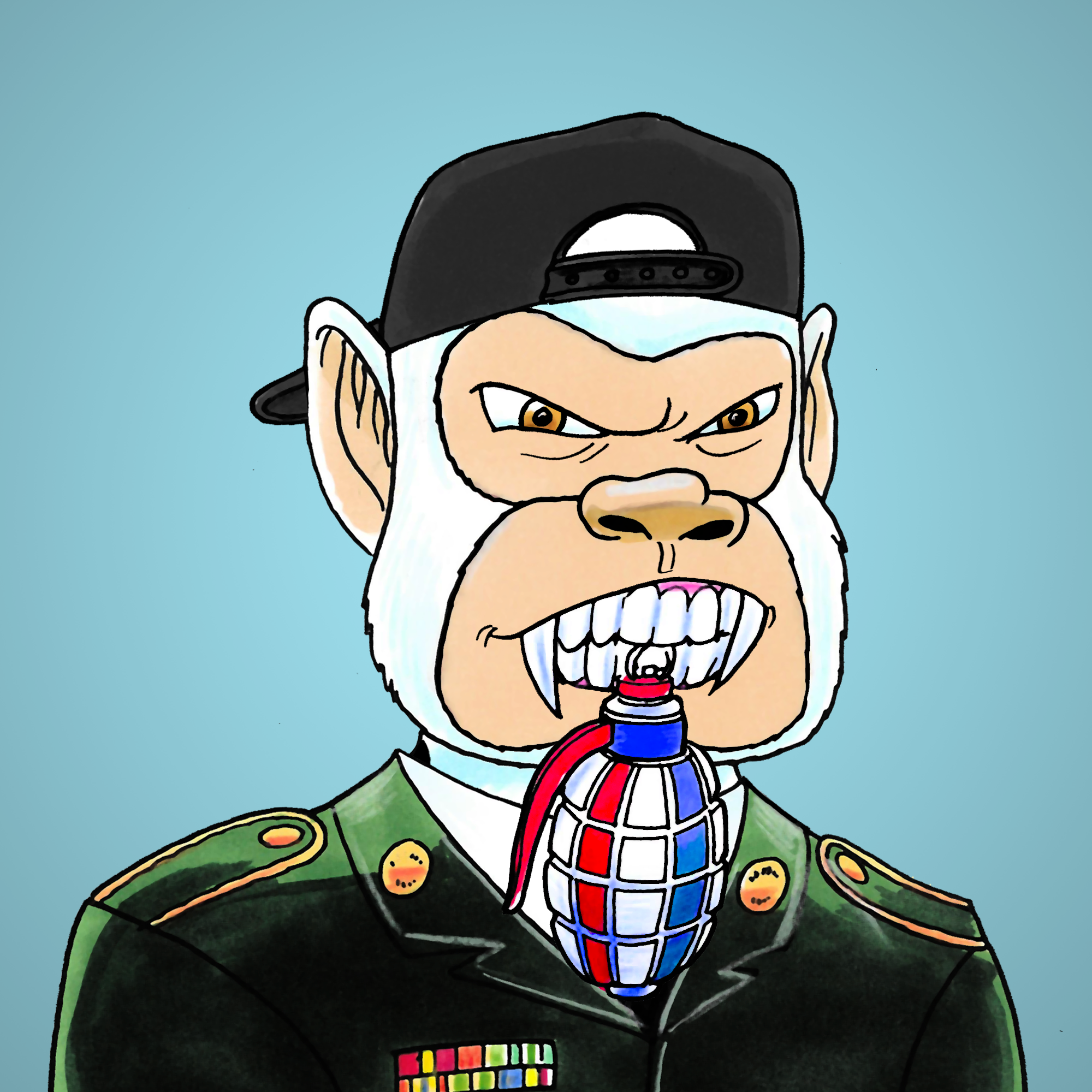 George Trosley - Jungle Freaks - Jungle Freak 9320 - NFT # 9320