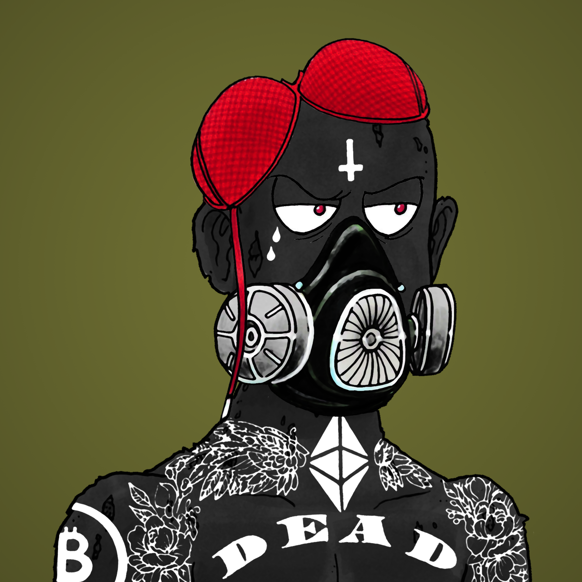 George Trosley - Jungle Freaks - Jungle Freak 9325 - NFT # 9325