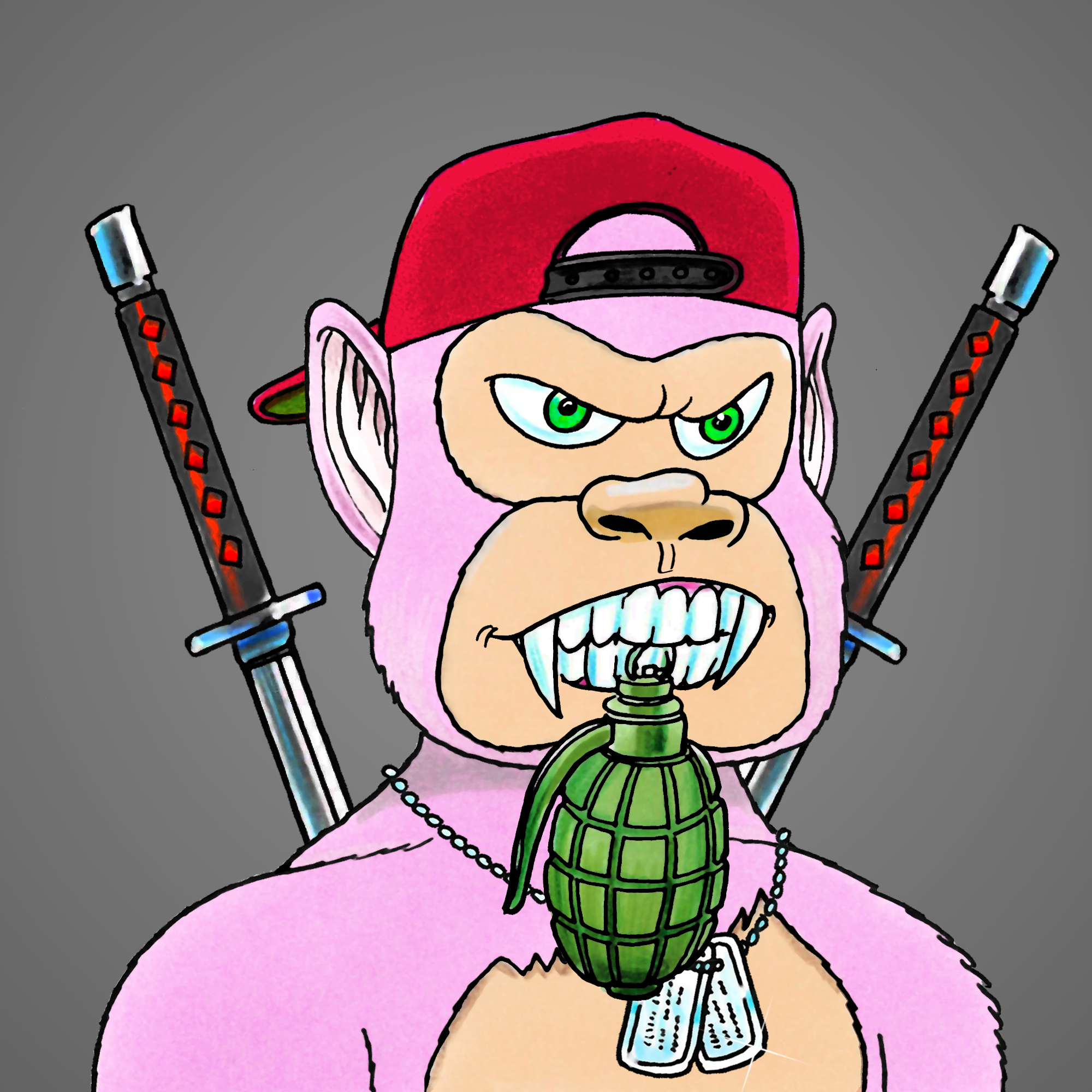 George Trosley - Jungle Freaks - Jungle Freak 9330 - NFT # 9330