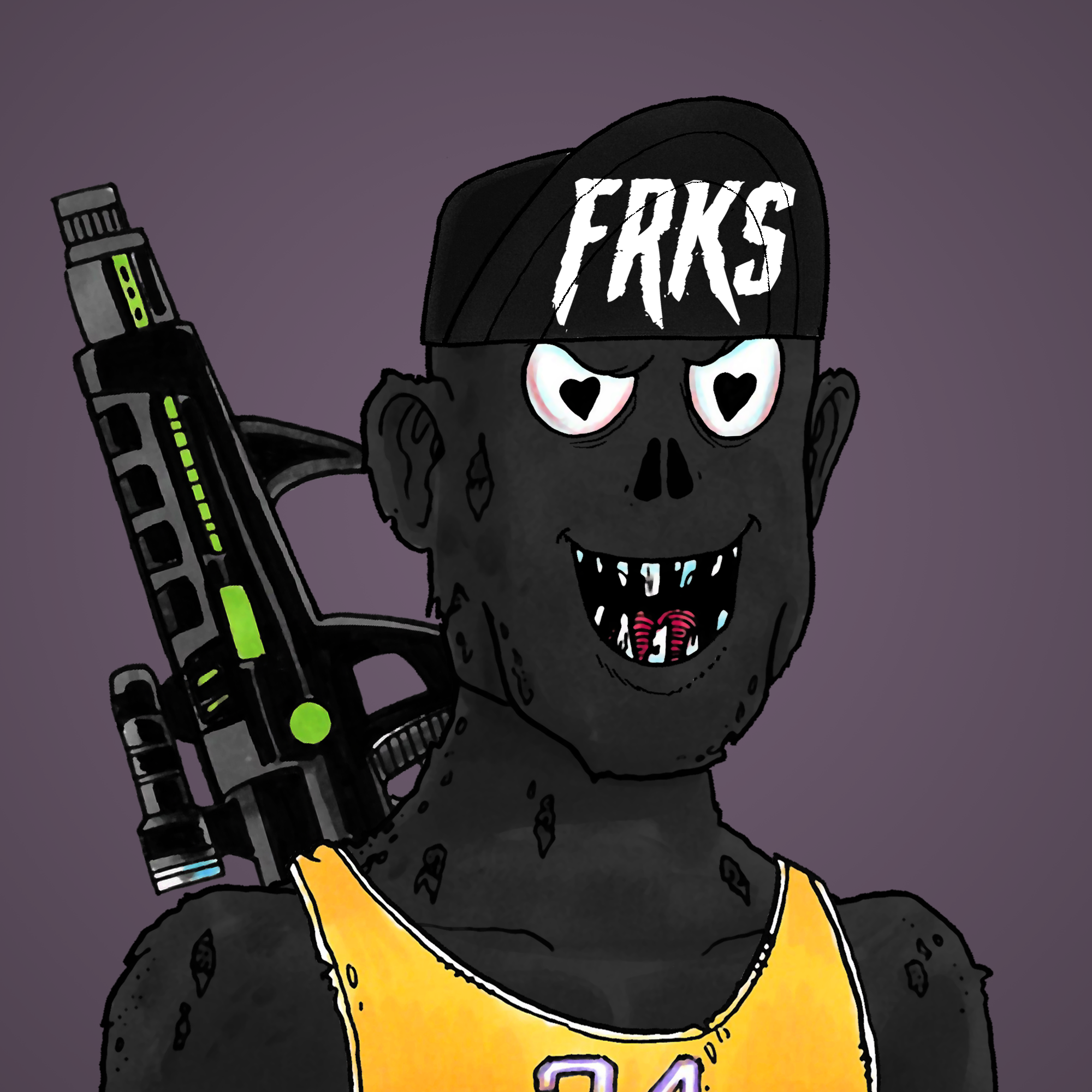 George Trosley - Jungle Freaks - Jungle Freak 9335 - NFT # 9335