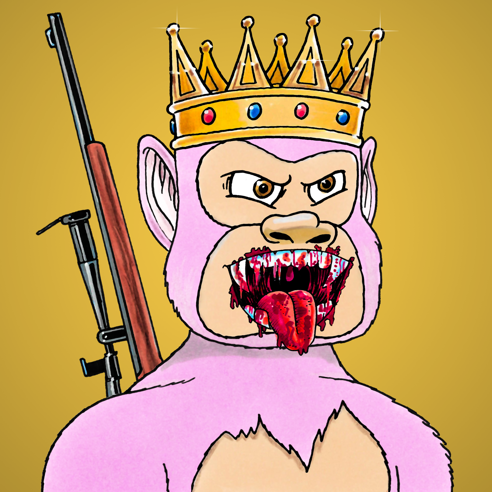 George Trosley - Jungle Freaks - Jungle Freak 9337 - NFT # 9337