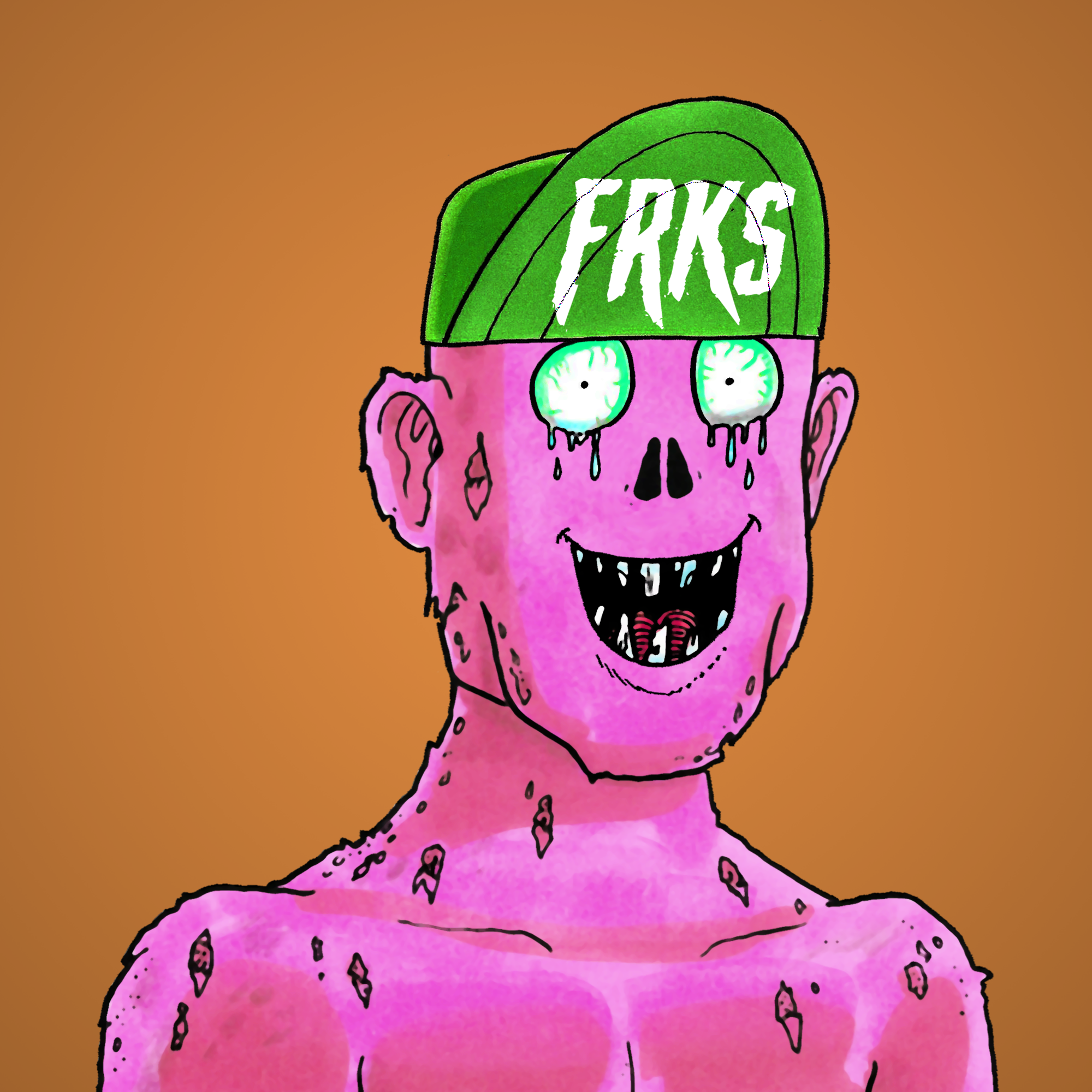 George Trosley - Jungle Freaks - Jungle Freak 9340 - NFT # 9340