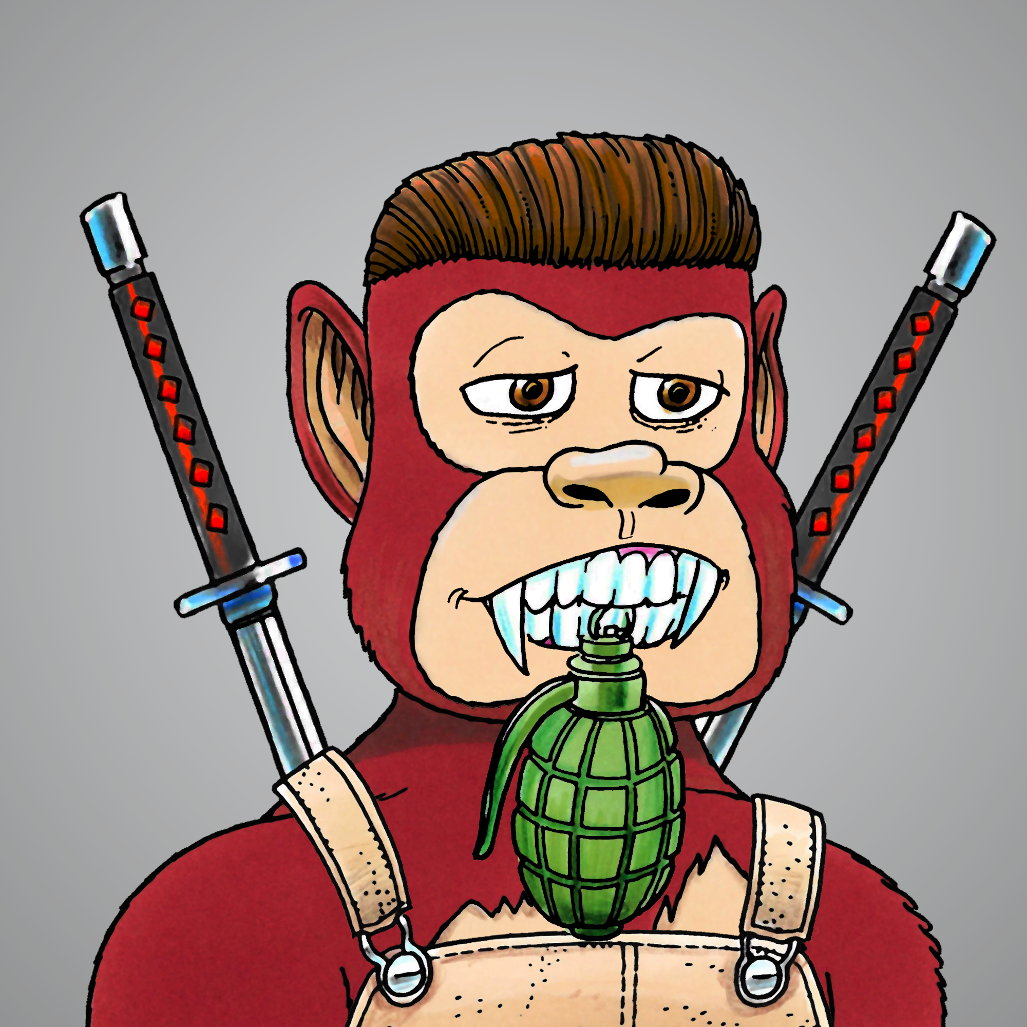 George Trosley - Jungle Freaks - Jungle Freak 9345 - NFT # 9345