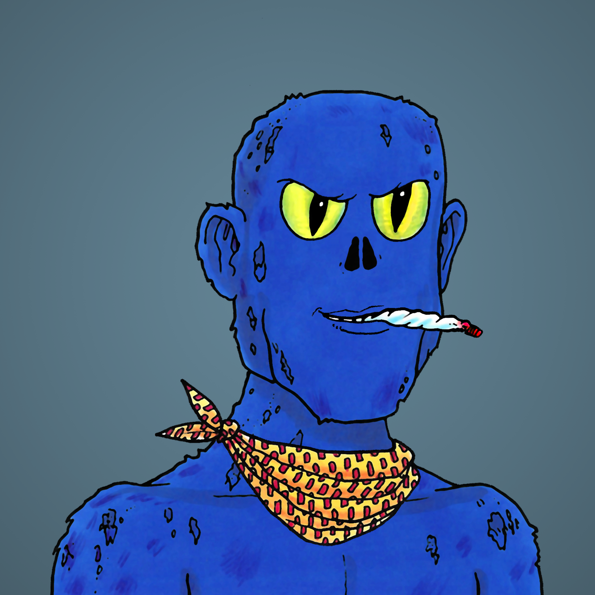 George Trosley - Jungle Freaks - Jungle Freak 9346 - NFT # 9346