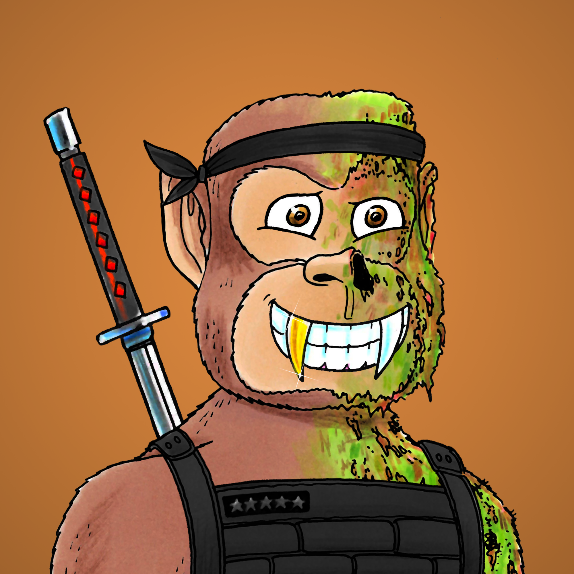 George Trosley - Jungle Freaks - Jungle Freak 9350 - NFT # 9350