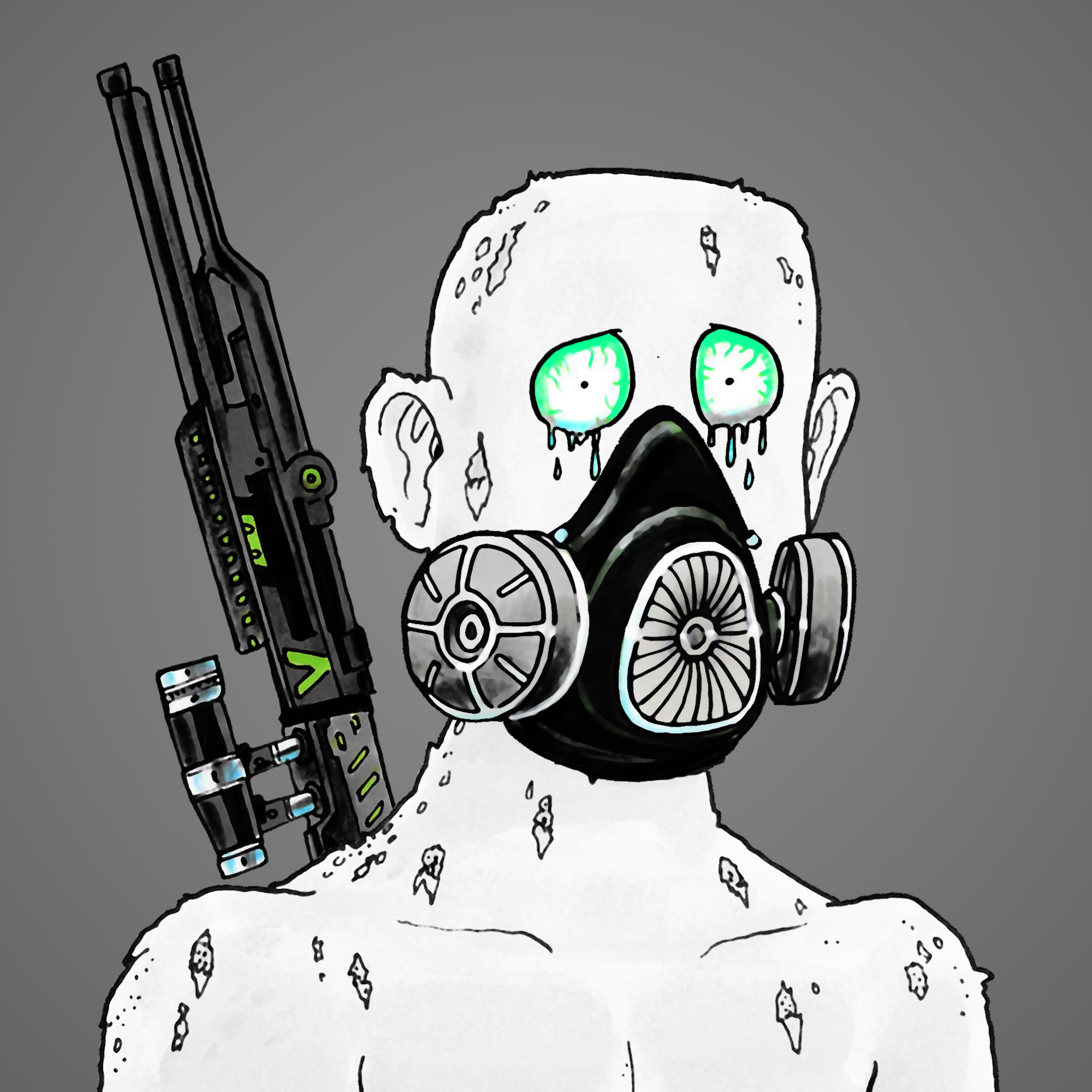 George Trosley - Jungle Freaks - Jungle Freak 9354 - NFT # 9354