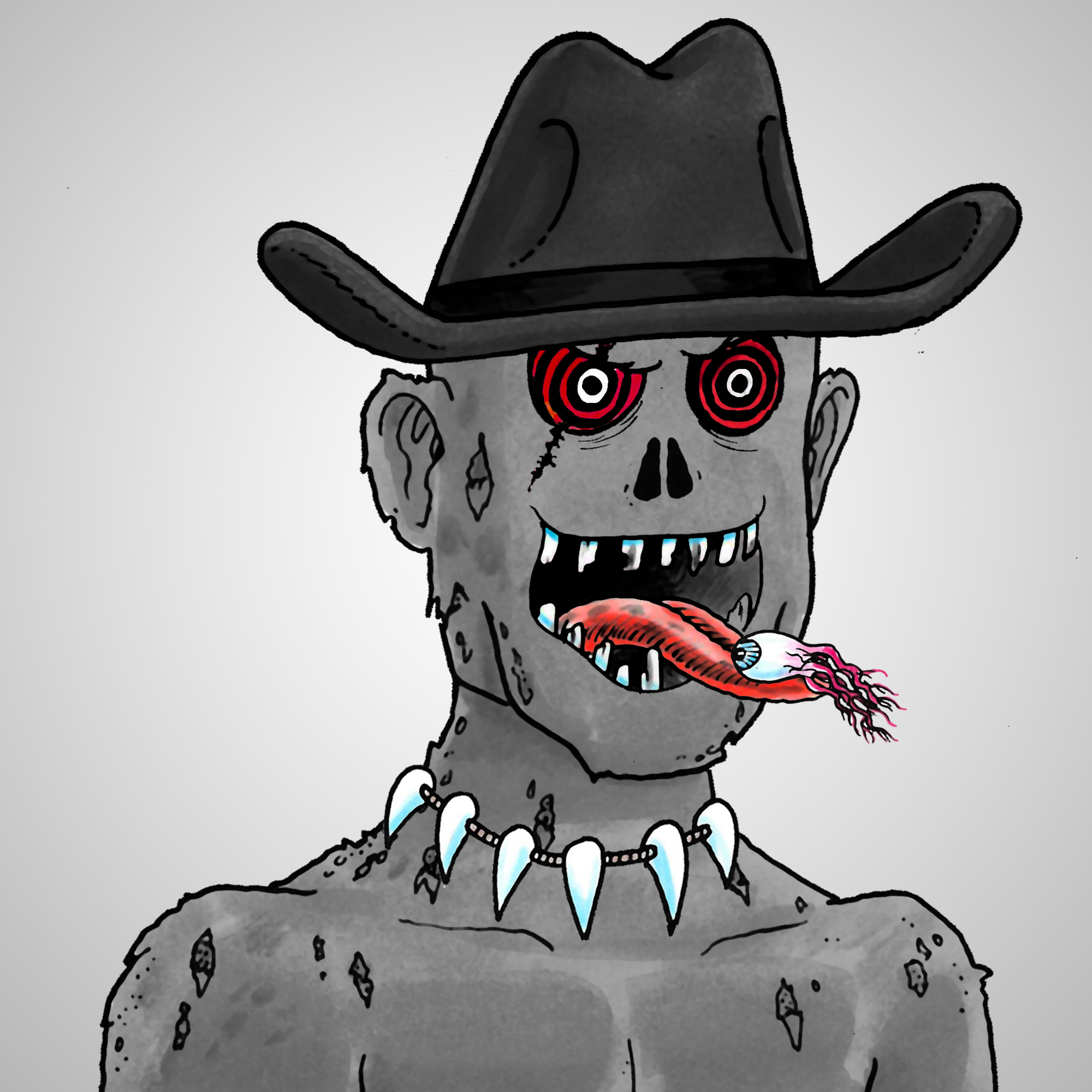 George Trosley - Jungle Freaks - Jungle Freak 9376 - NFT # 9376