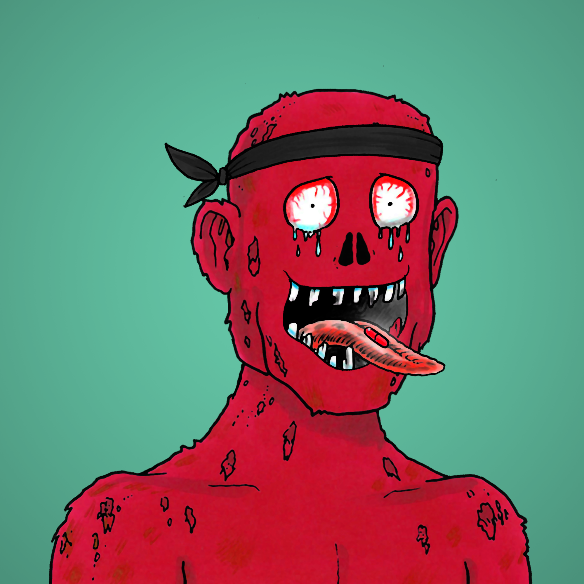 George Trosley - Jungle Freaks - Jungle Freak 9388 - NFT # 9388