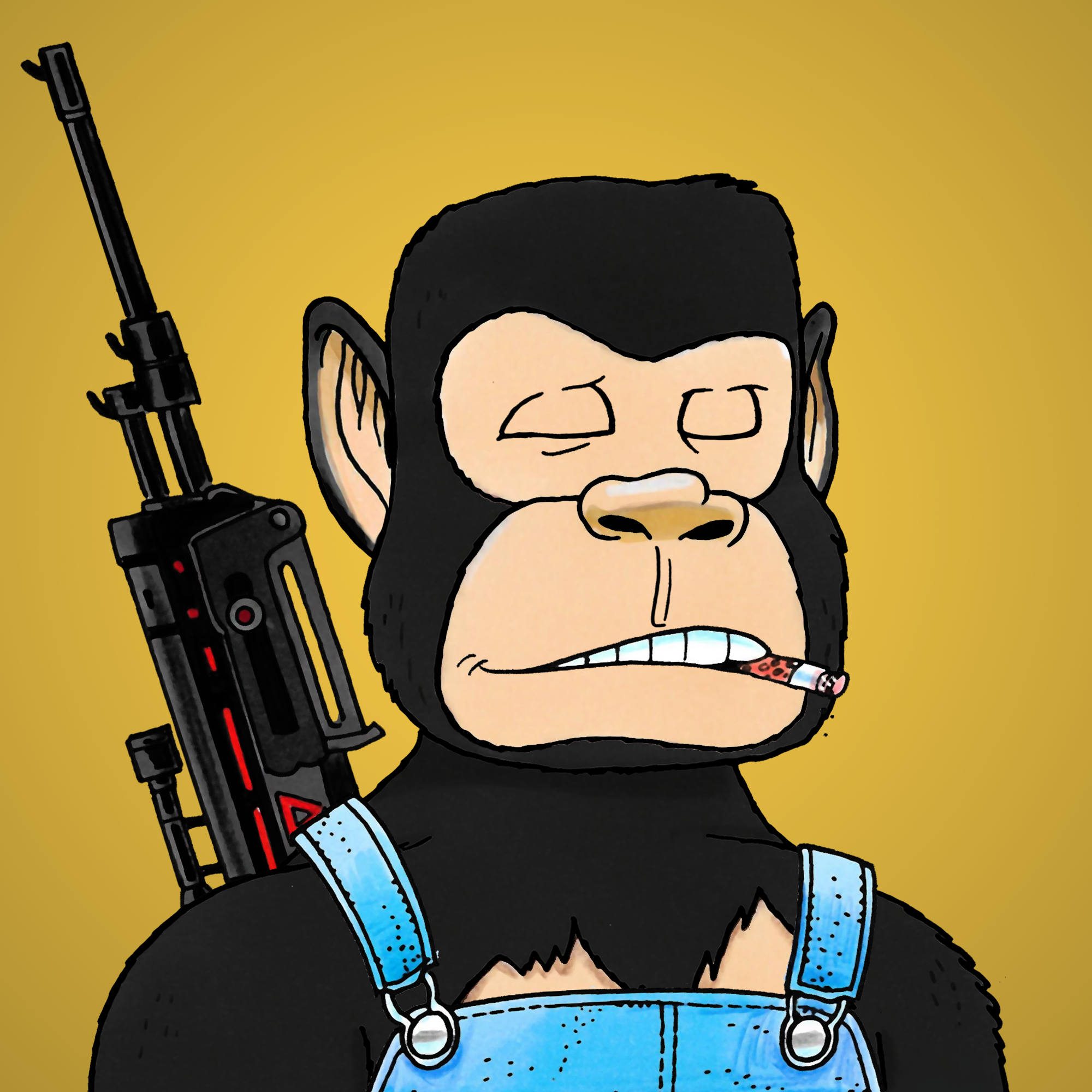 George Trosley - Jungle Freaks - Jungle Freak 9391 - NFT # 9391