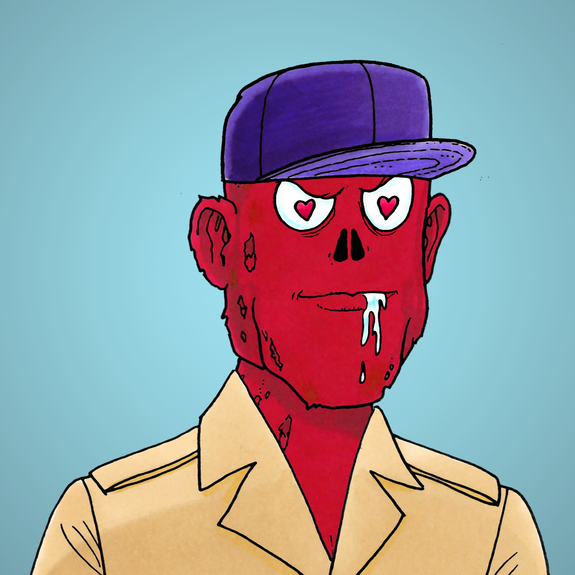 George Trosley - Jungle Freaks - Jungle Freak 9399 - NFT # 9399