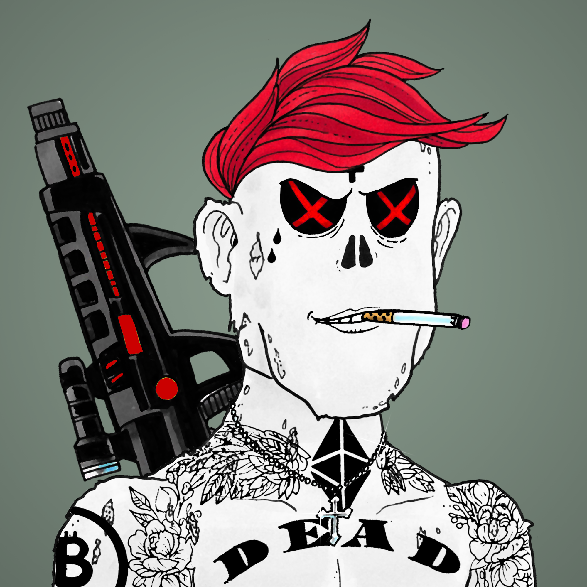 George Trosley - Jungle Freaks - Jungle Freak 94 - NFT # 94