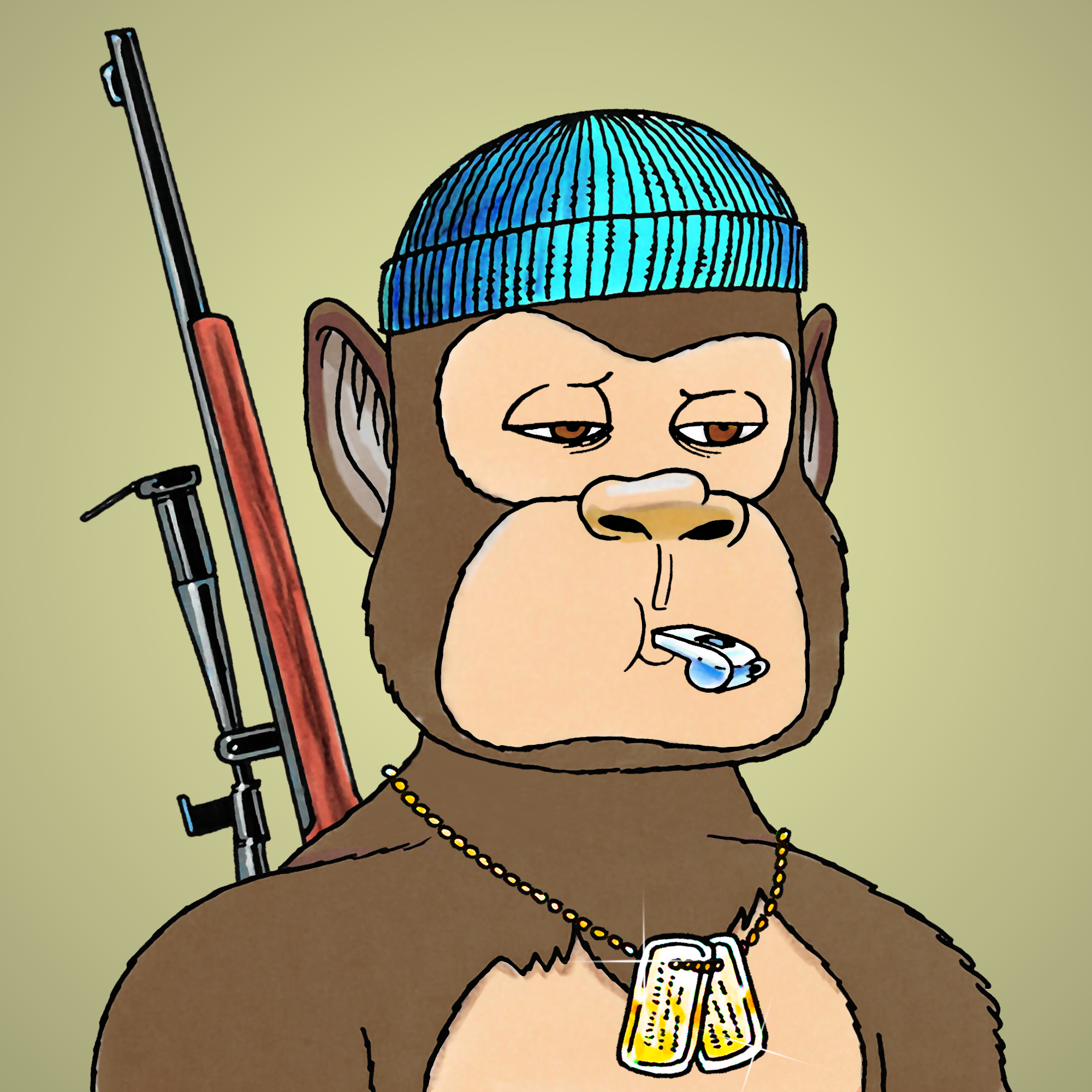 George Trosley - Jungle Freaks - Jungle Freak 940 - NFT # 940