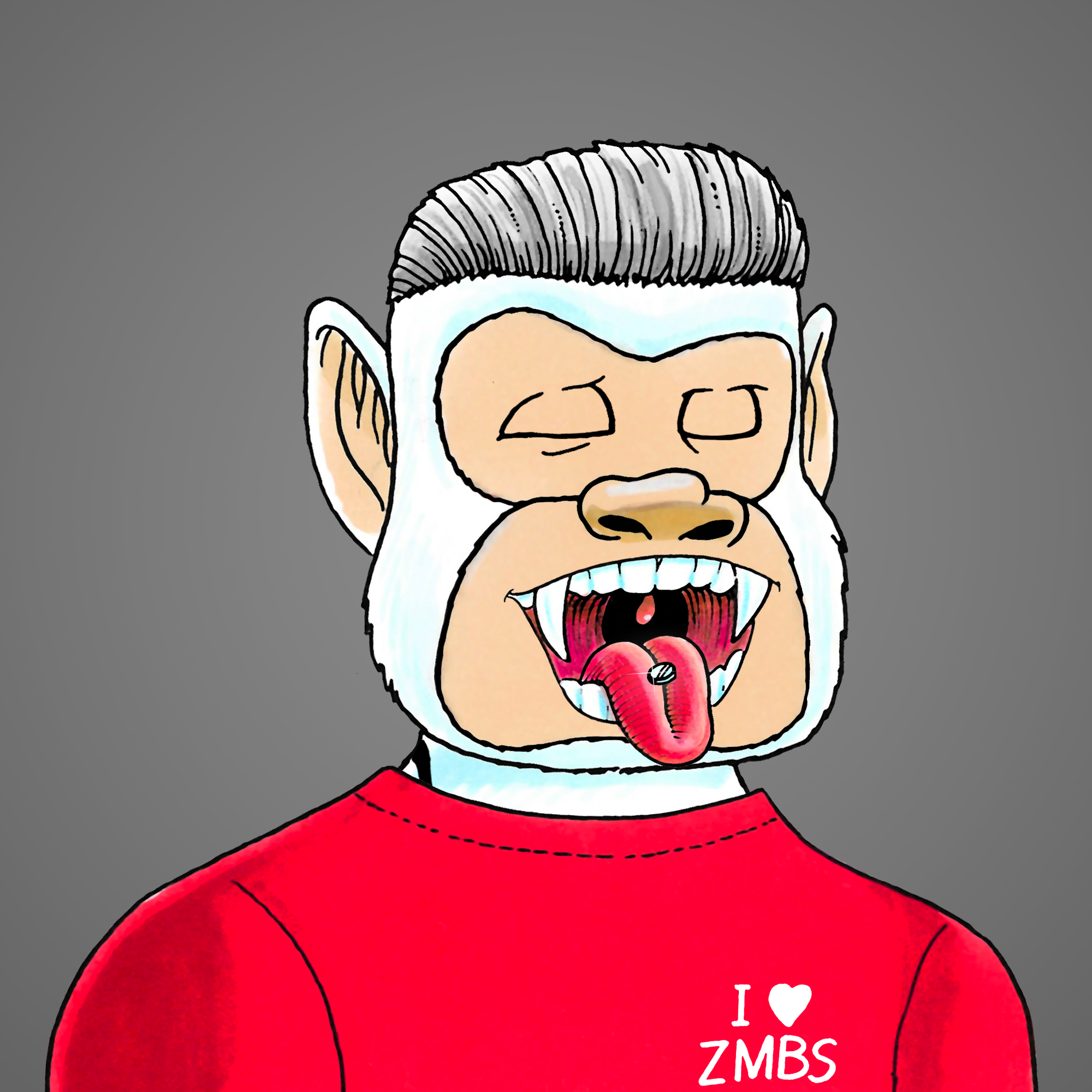 George Trosley - Jungle Freaks - Jungle Freak 9410 - NFT # 9410