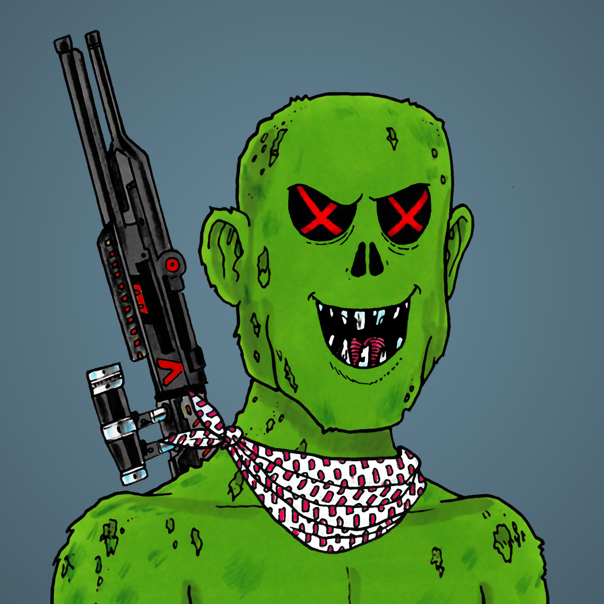 George Trosley - Jungle Freaks - Jungle Freak 9411 - NFT # 9411