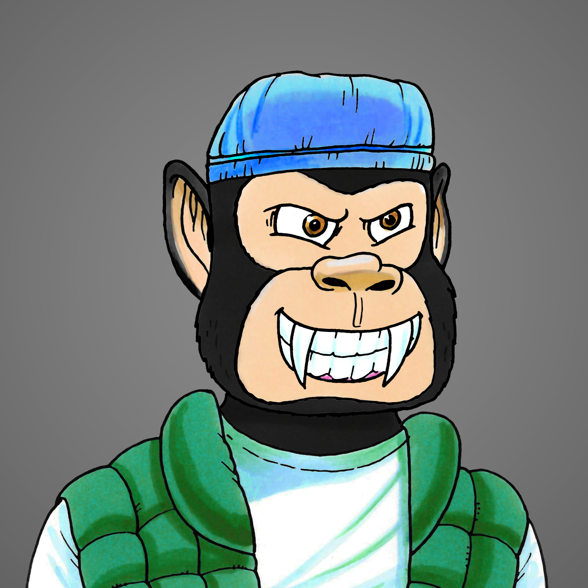 George Trosley - Jungle Freaks - Jungle Freak 9414 - NFT # 9414