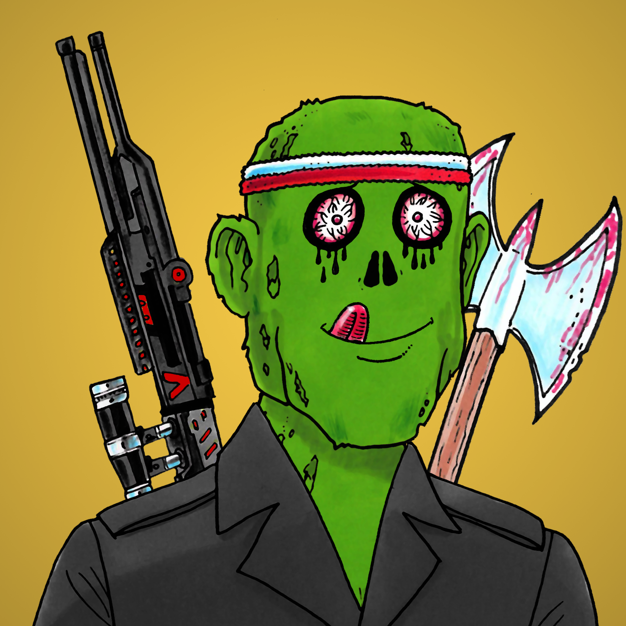 George Trosley - Jungle Freaks - Jungle Freak 9415 - NFT # 9415