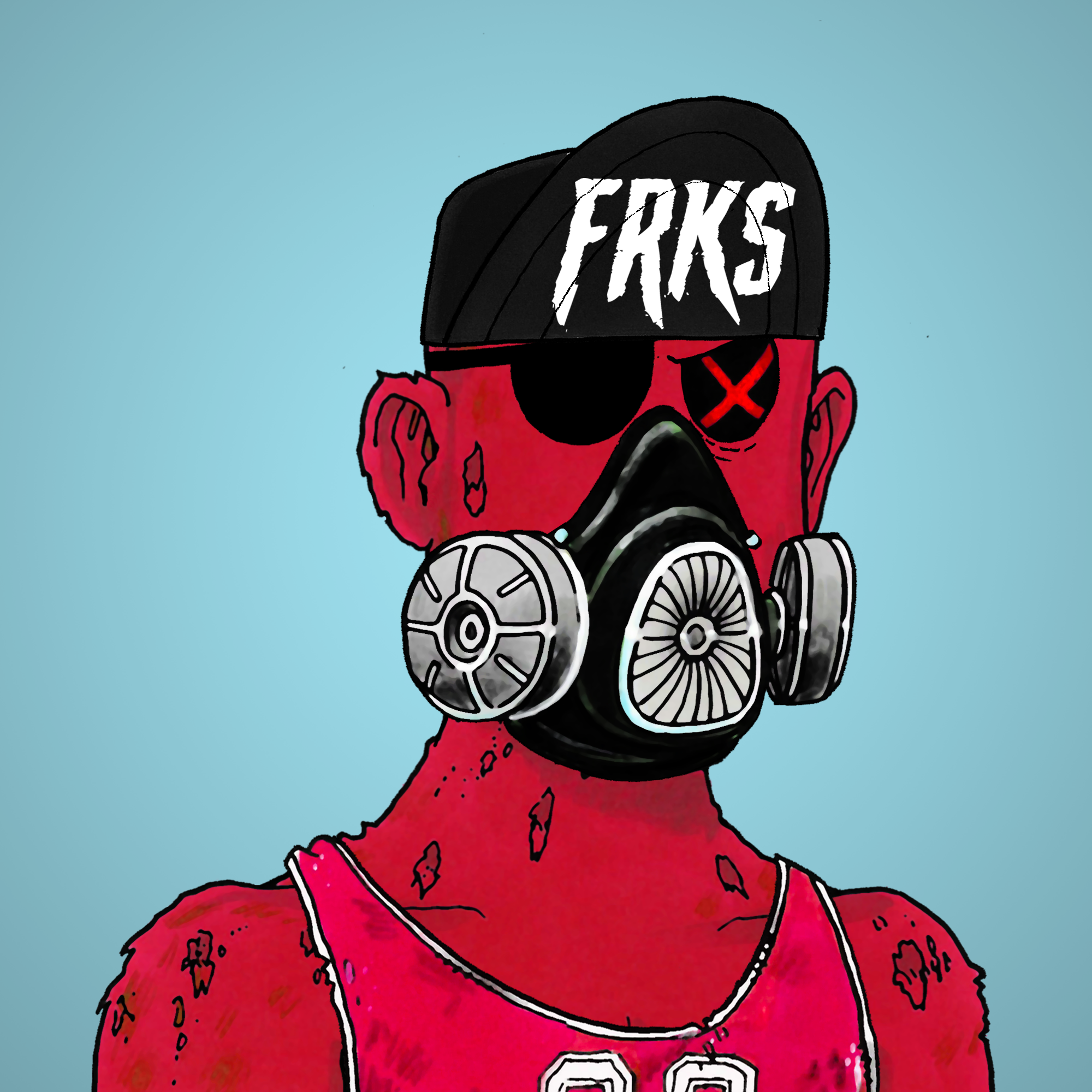 George Trosley - Jungle Freaks - Jungle Freak 9418 - NFT # 9418