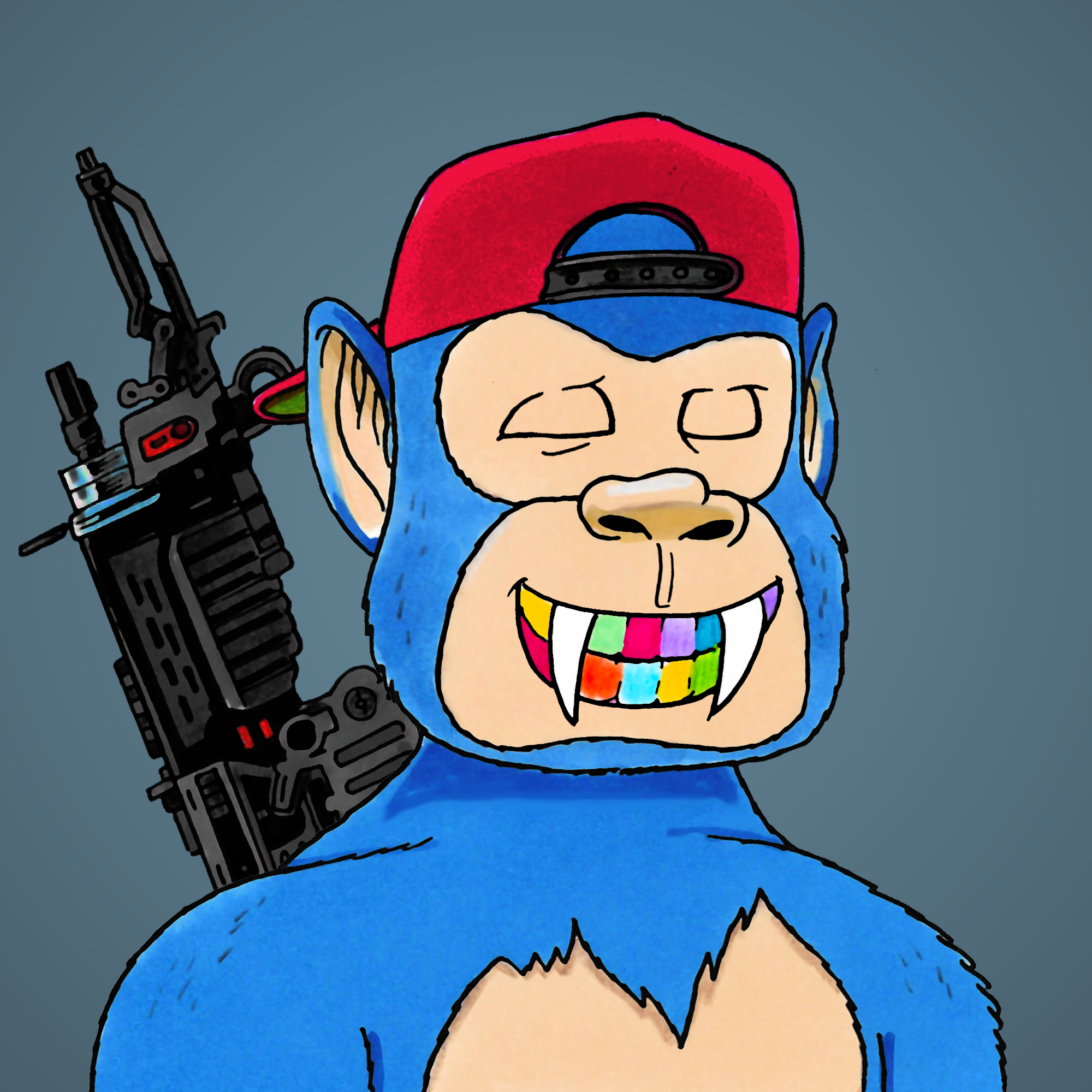 George Trosley - Jungle Freaks - Jungle Freak 9419 - NFT # 9419