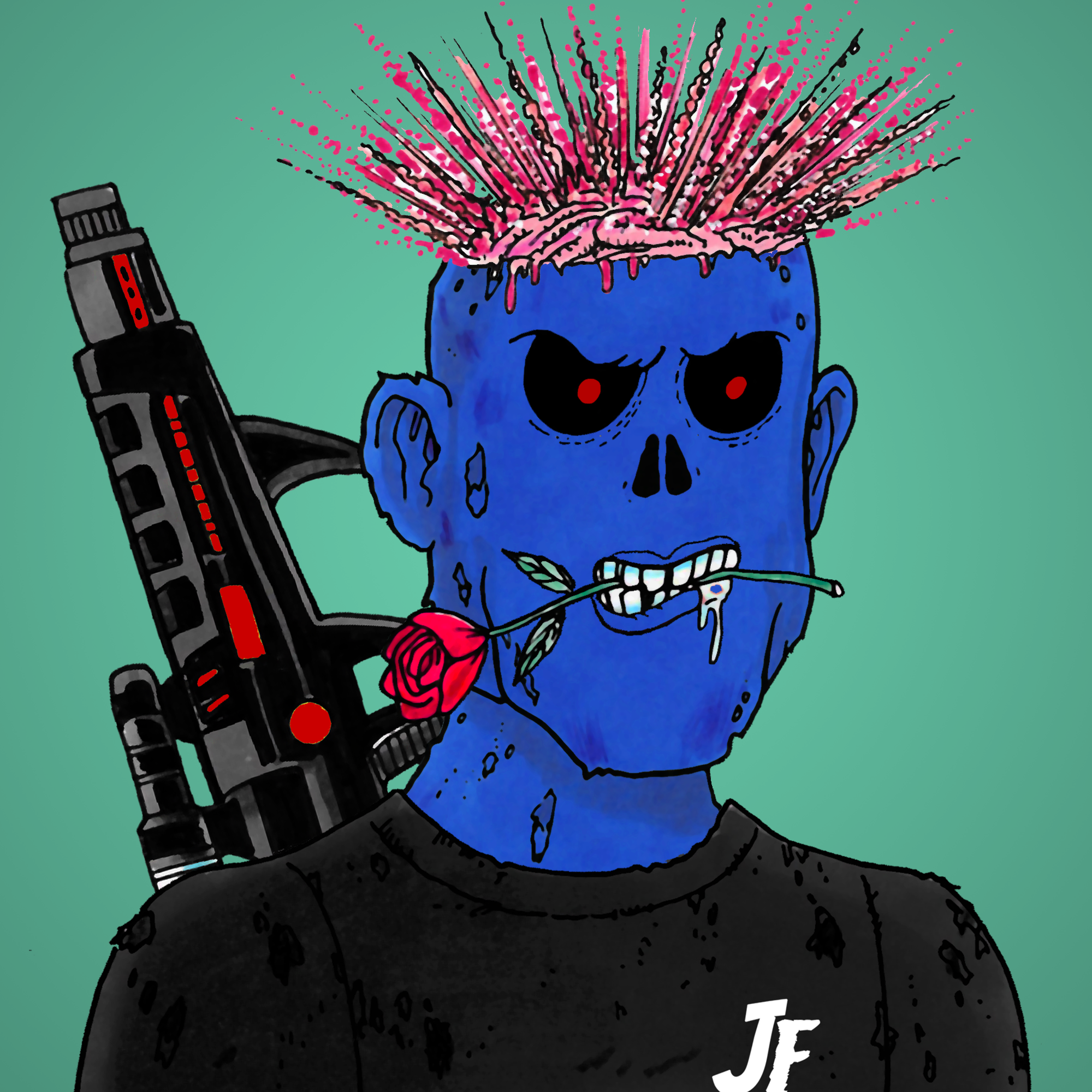 George Trosley - Jungle Freaks - Jungle Freak 942 - NFT # 942