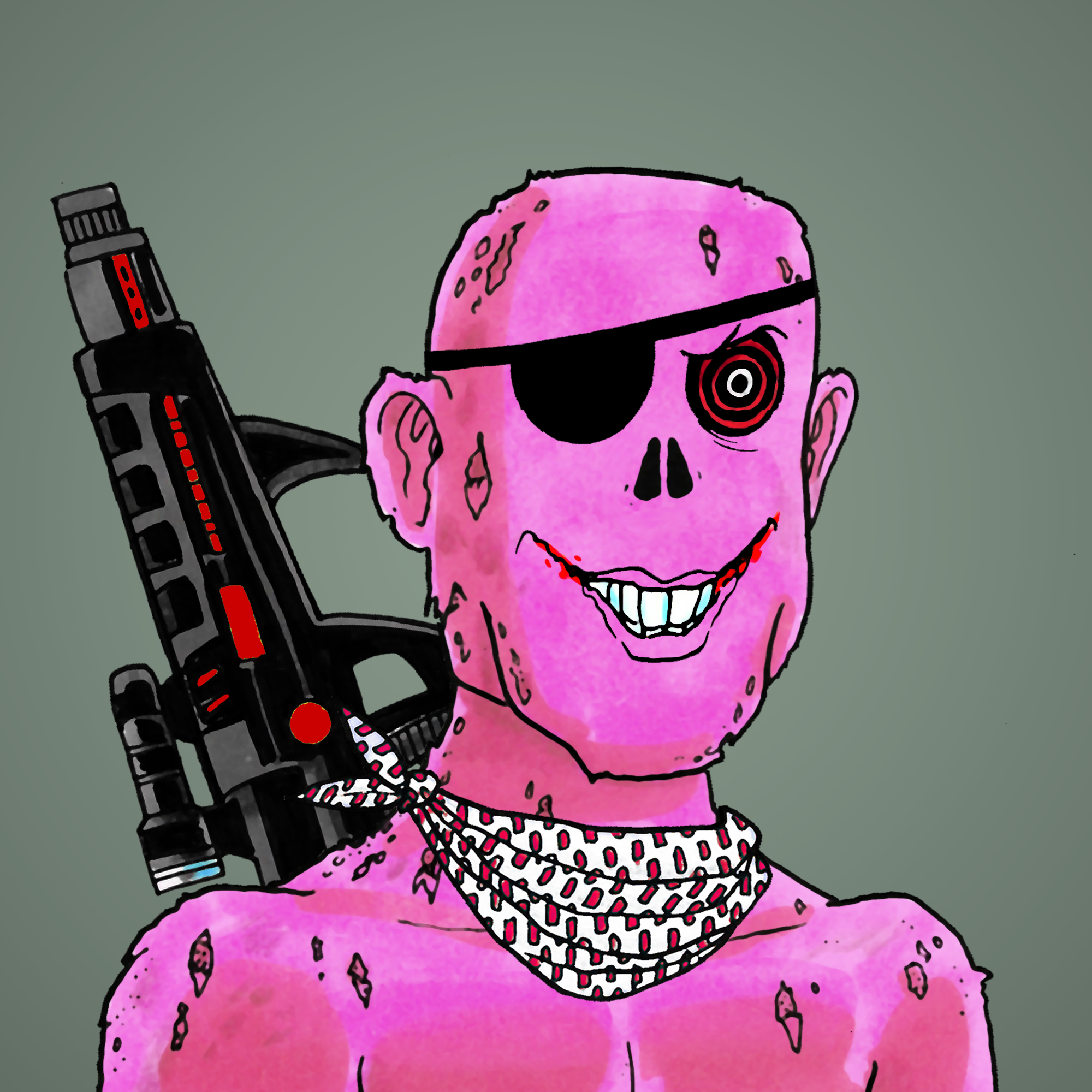 George Trosley - Jungle Freaks - Jungle Freak 9423 - NFT # 9423