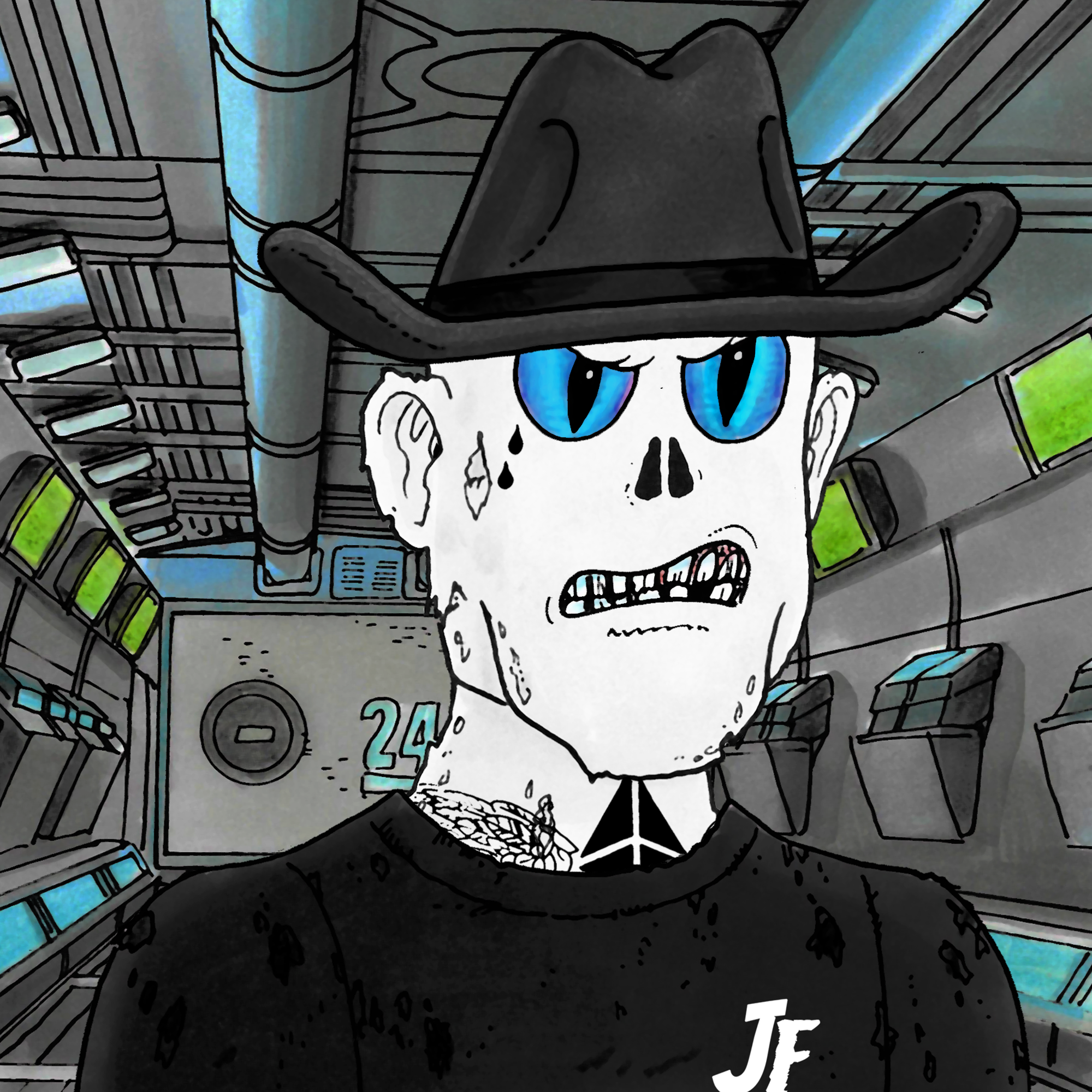 George Trosley - Jungle Freaks - Jungle Freak 9432 - NFT # 9432