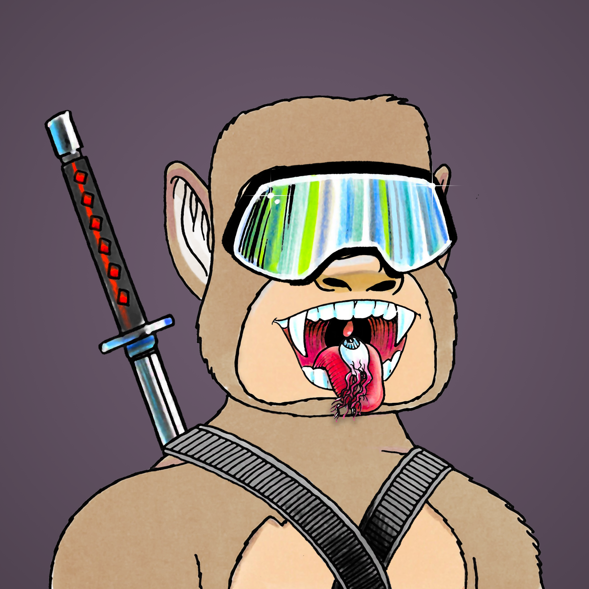 George Trosley - Jungle Freaks - Jungle Freak 9435 - NFT # 9435