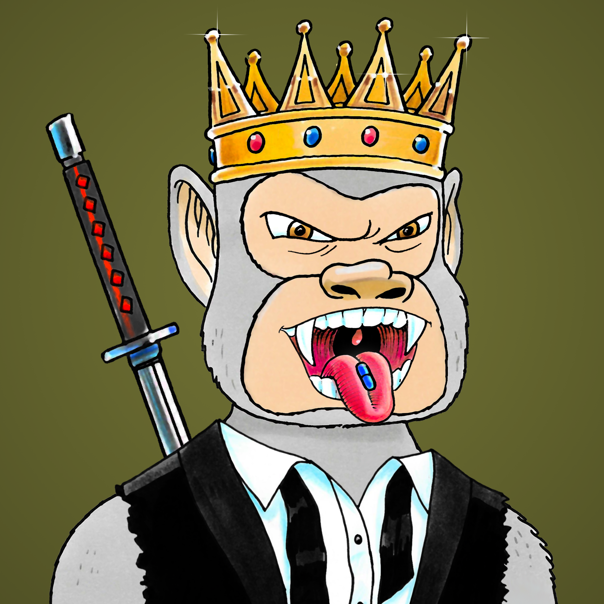 George Trosley - Jungle Freaks - Jungle Freak 9438 - NFT # 9438