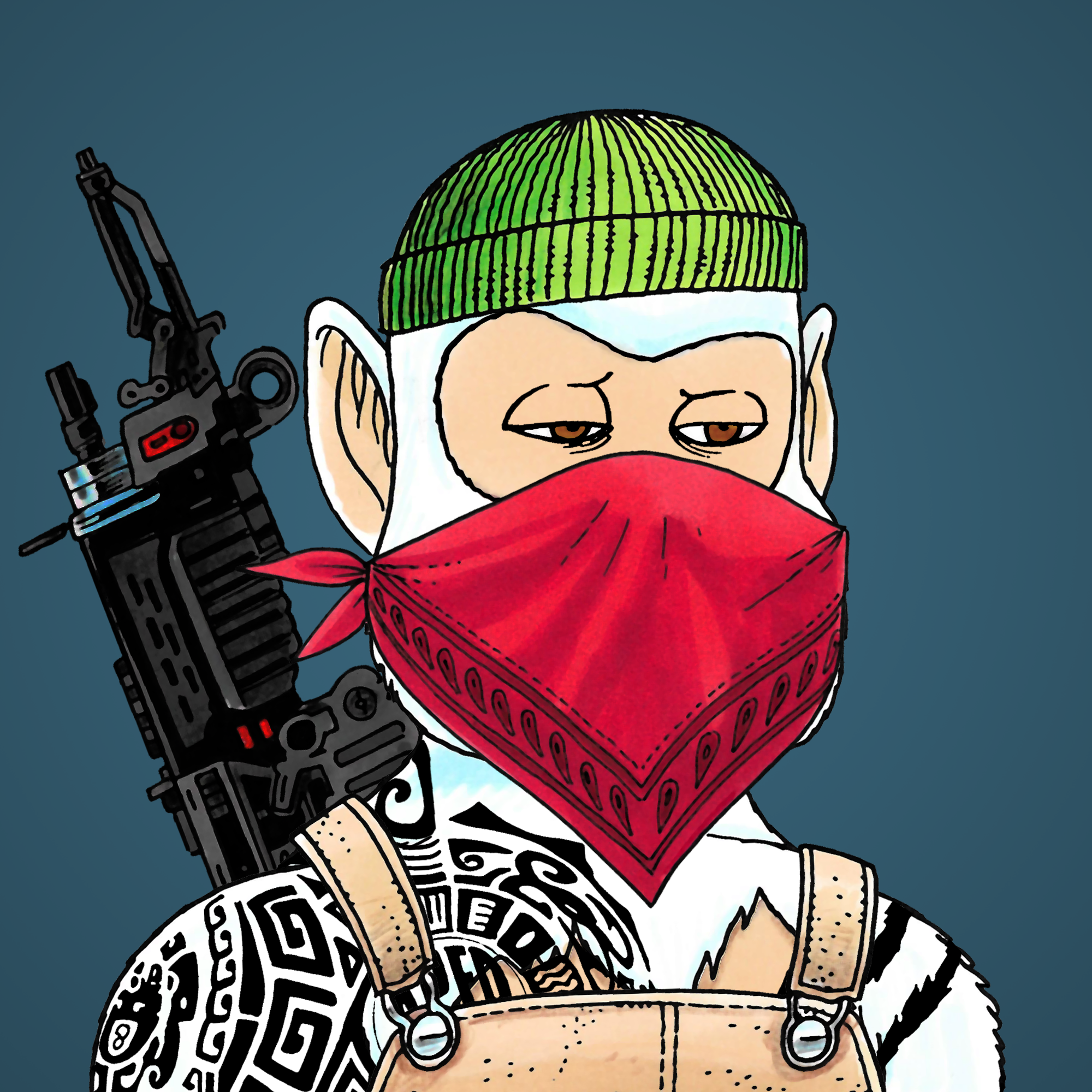 George Trosley - Jungle Freaks - Jungle Freak 9439 - NFT # 9439