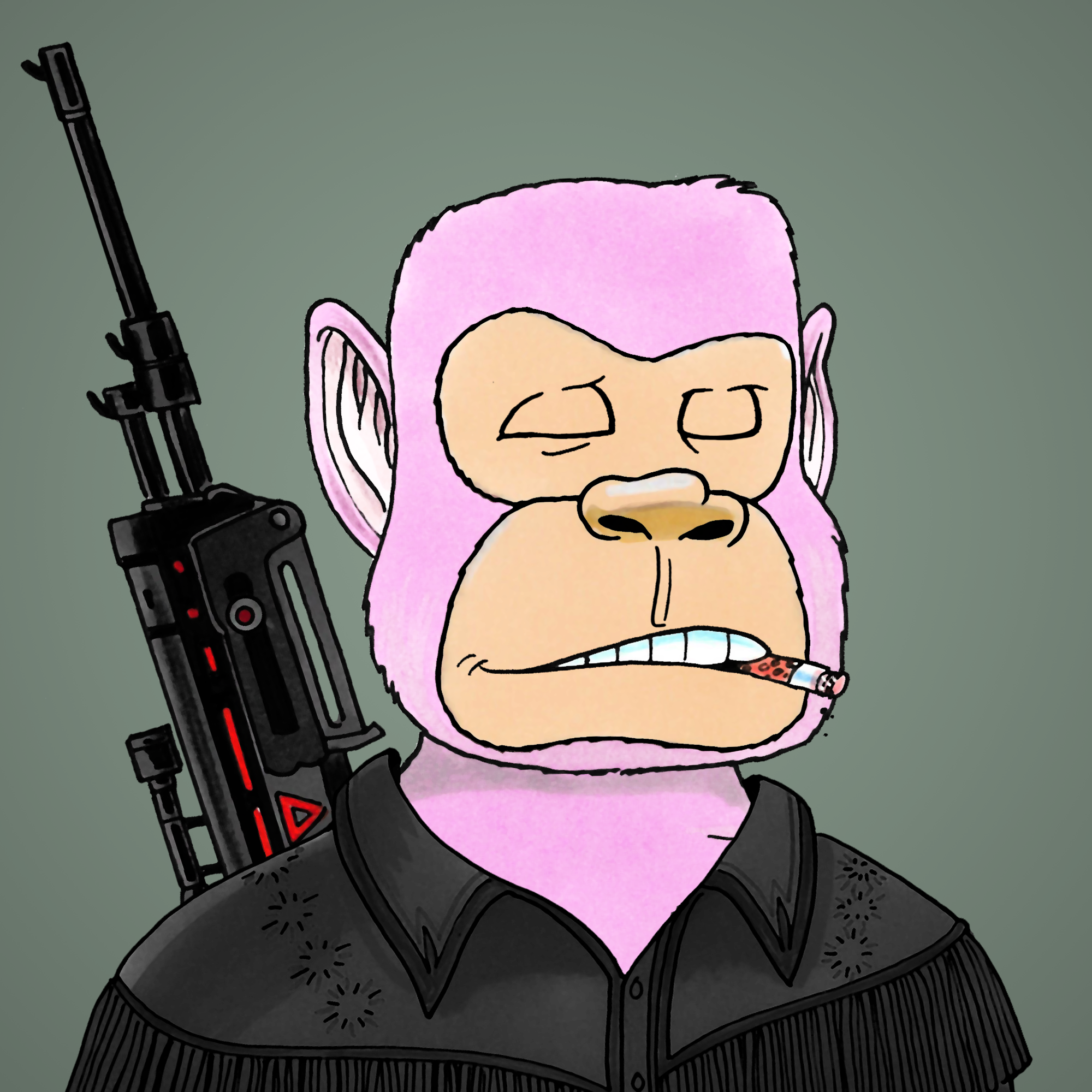 George Trosley - Jungle Freaks - Jungle Freak 9445 - NFT # 9445