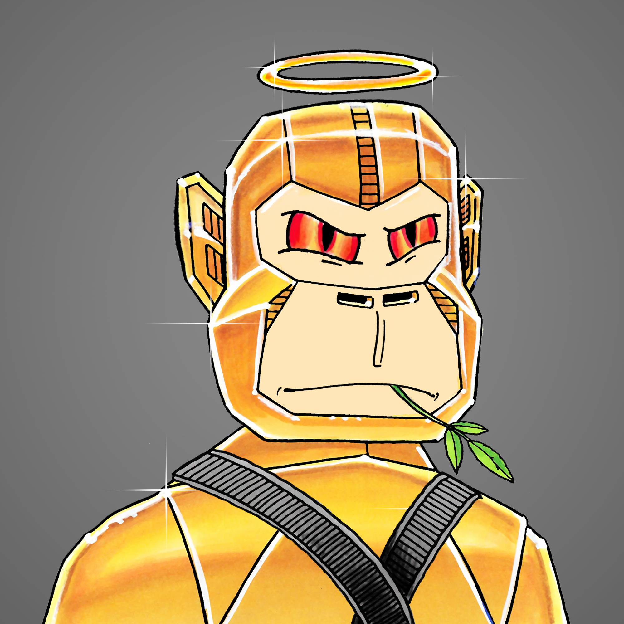 George Trosley - Jungle Freaks - Jungle Freak 945 - NFT # 945